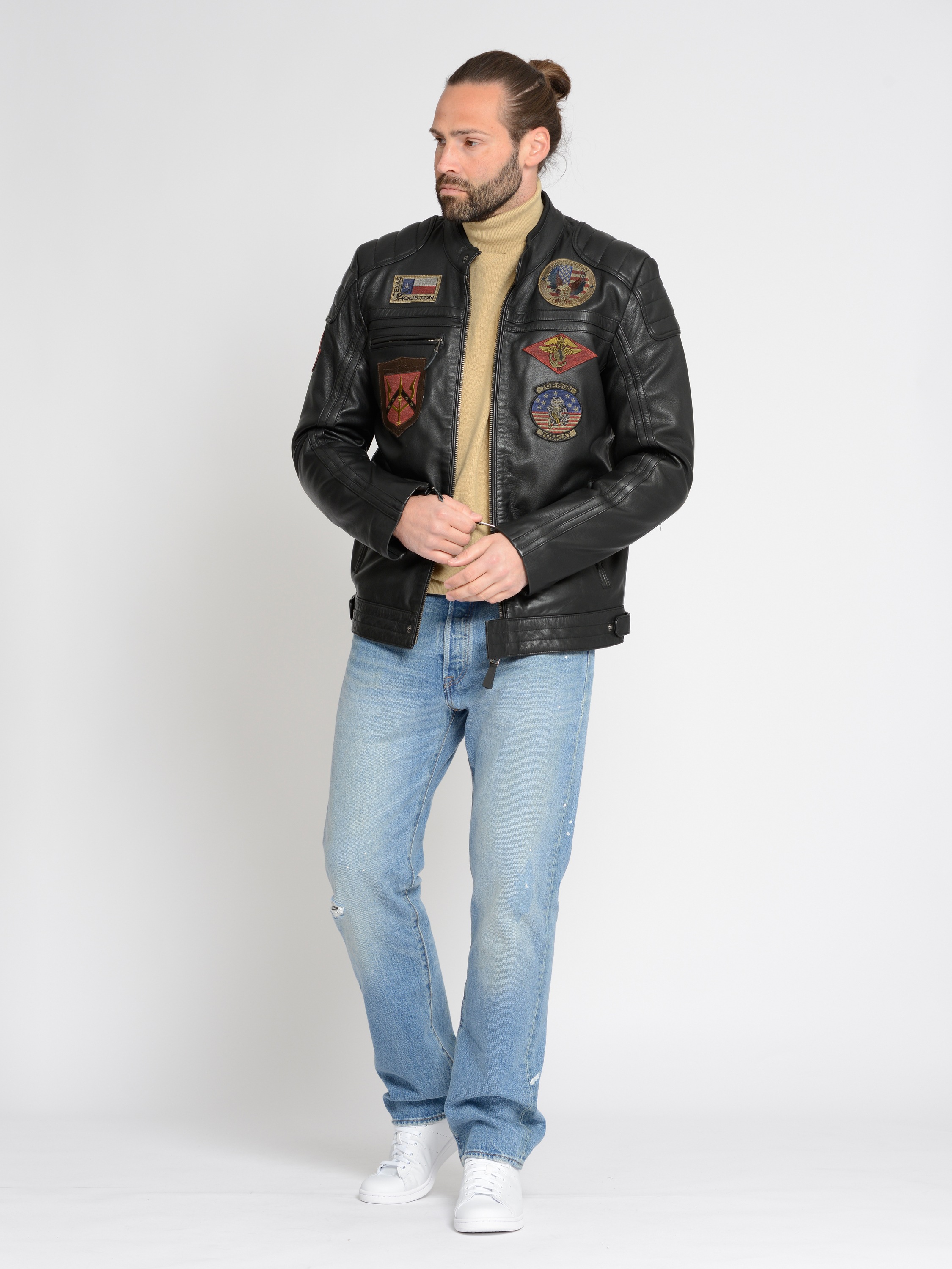 TOP GUN Lederjacke »TGJ1005«