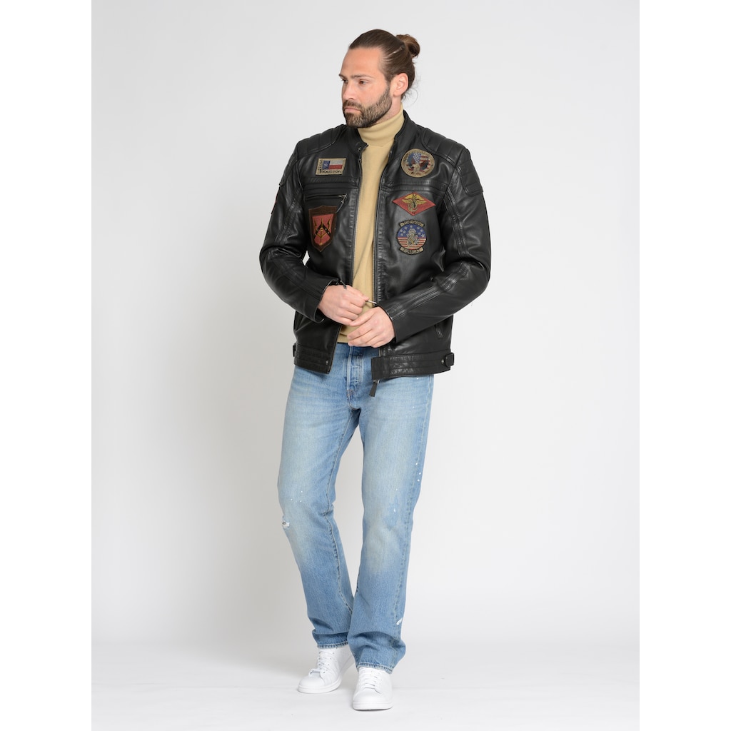 TOP GUN Lederjacke »TGJ1005«