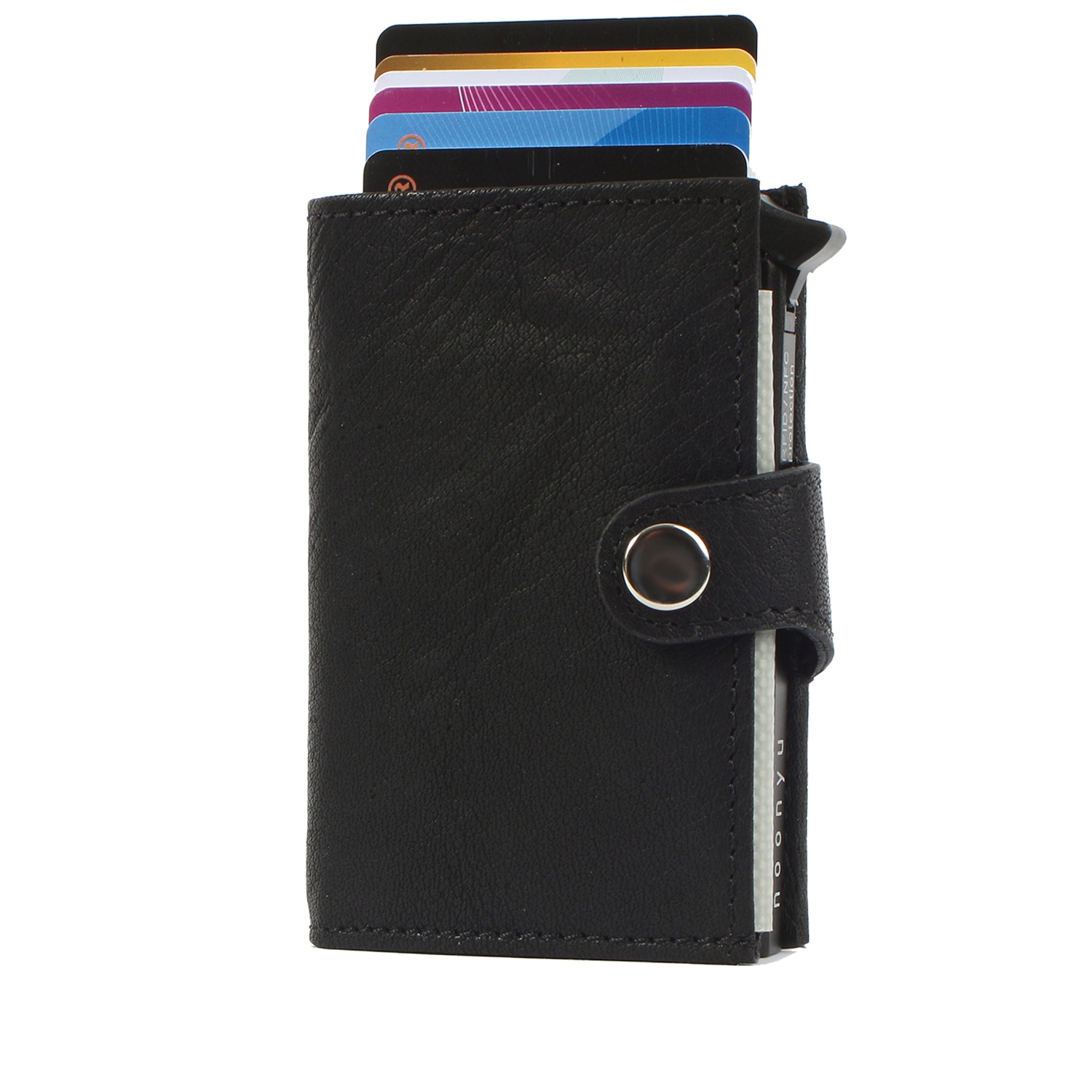 Margelisch Mini Geldbörse »noonyu single leather«, Kreditkartenbörse aus Upcycling Leder