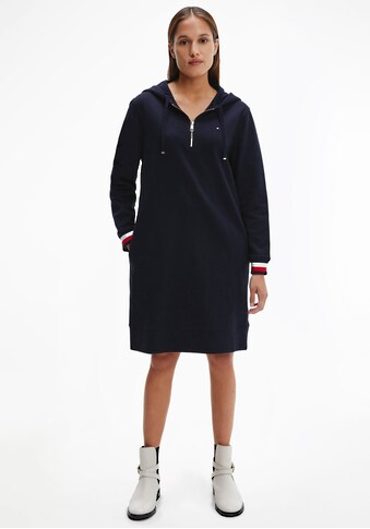 Tommy Hilfiger Jerseykleid »REG INTERLOCK HOODIE SHORT DRESS«, mit Tommy Hilfiger... kaufen