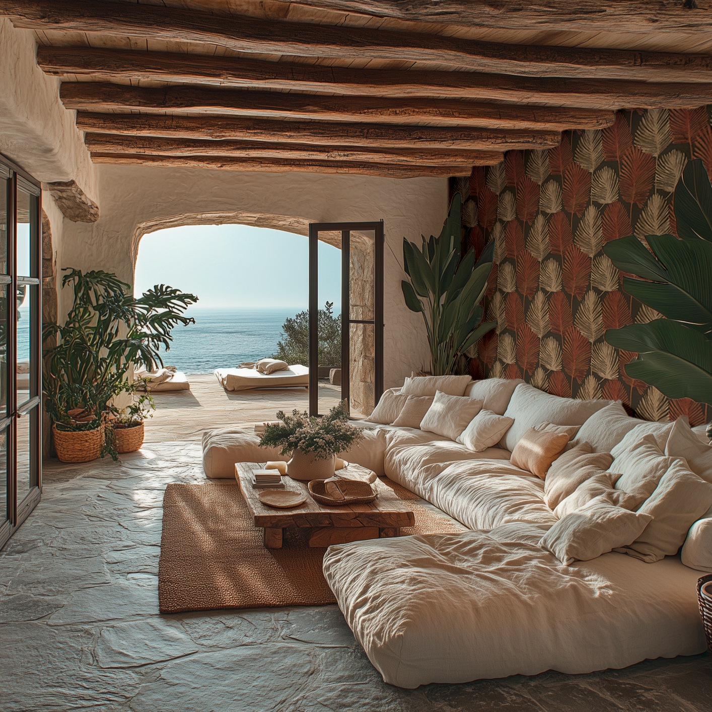 living walls Vliestapete »Dschungel-Tapete Türkis bunt strukturiert tropisch« botanisch strukturiert