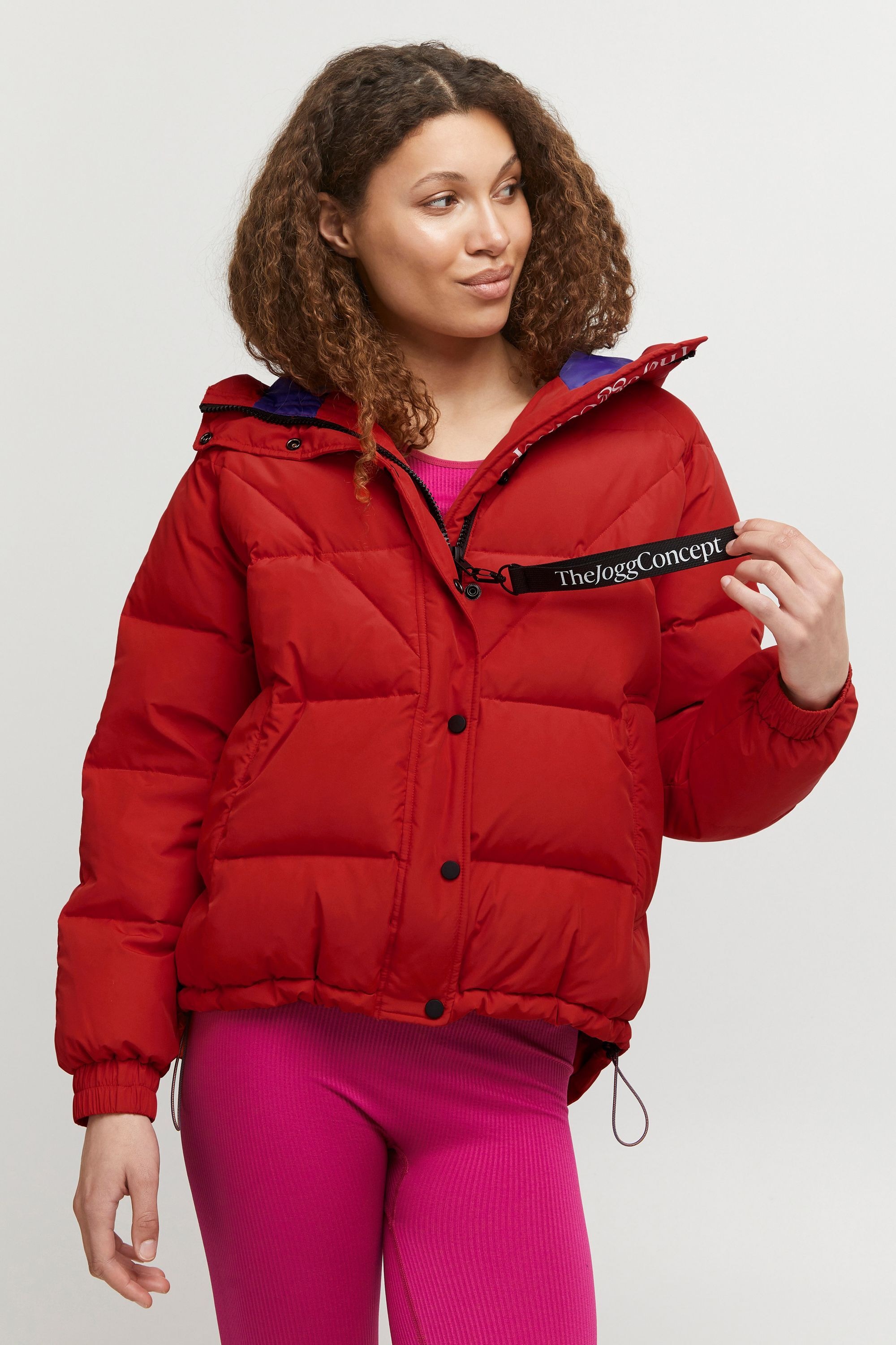 TheJoggConcept Steppjacke »Steppjacke JCAlma«, mit Kapuze