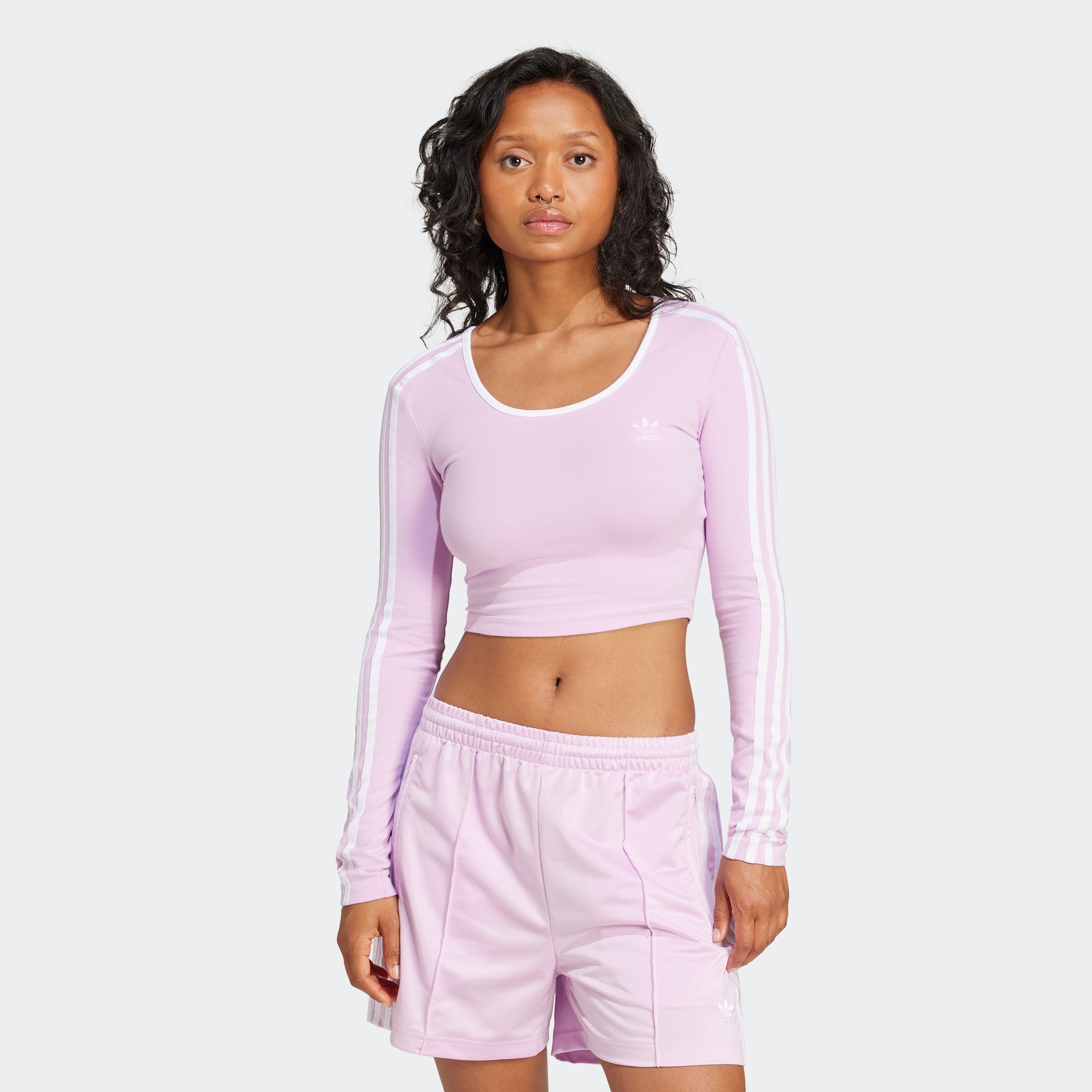 adidas Originals Langarmshirt "3S LS CROP" günstig online kaufen