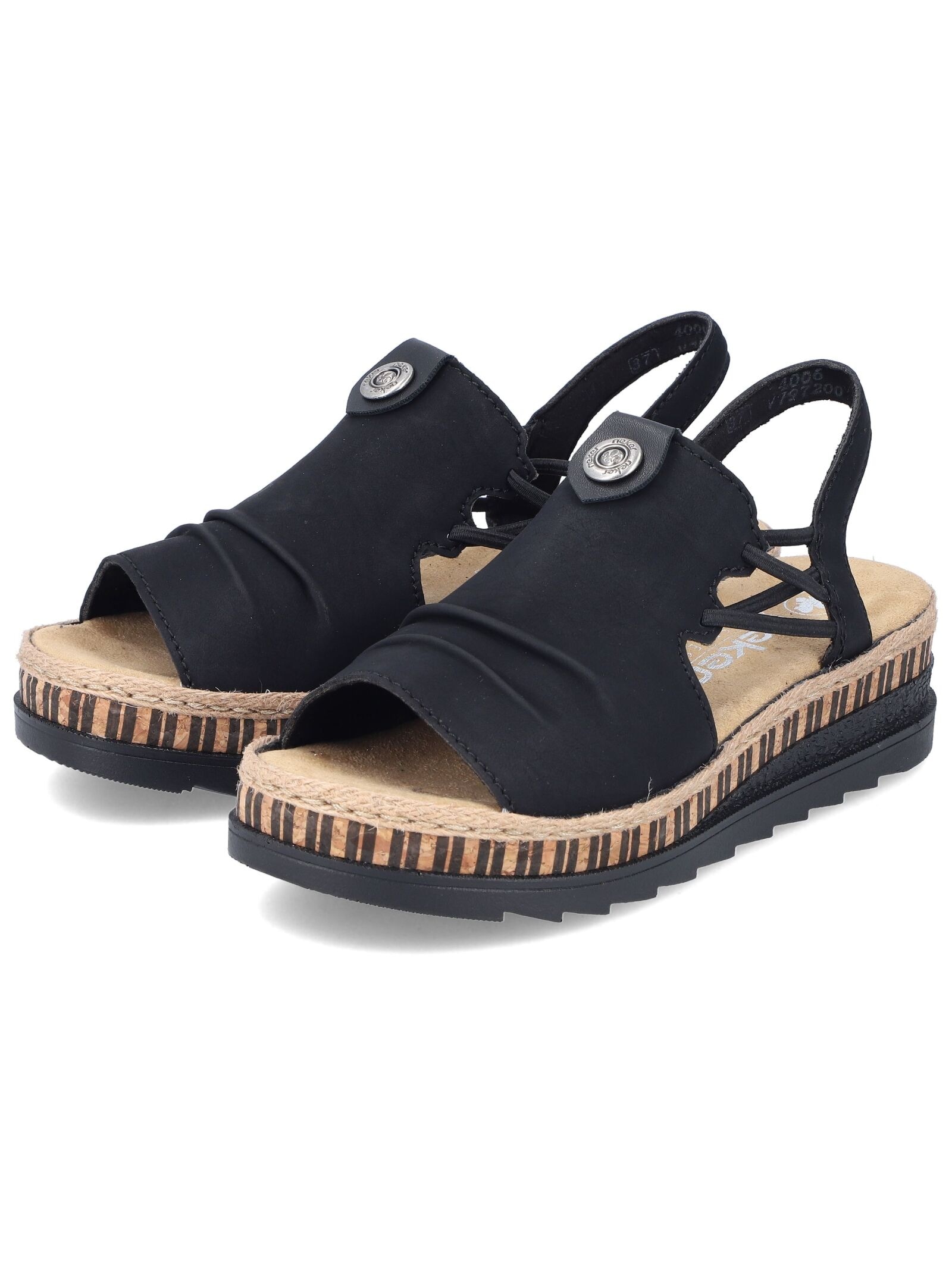 Rieker Keilsandalette »Rieker Sandalen Lederimitat«