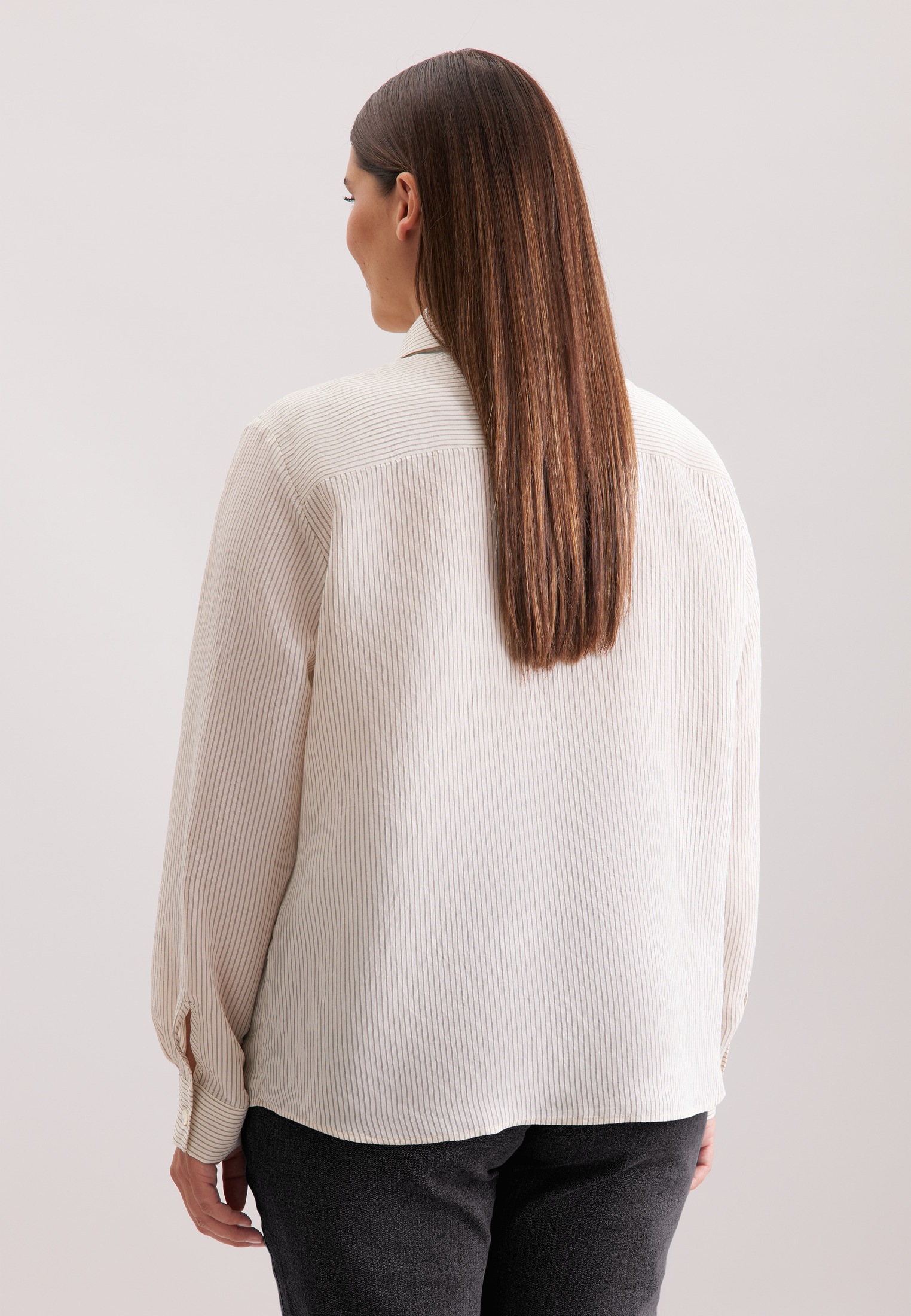 seidensticker Hemdbluse "Schwarze Rose" 1/1 Gestreift günstig online kaufen