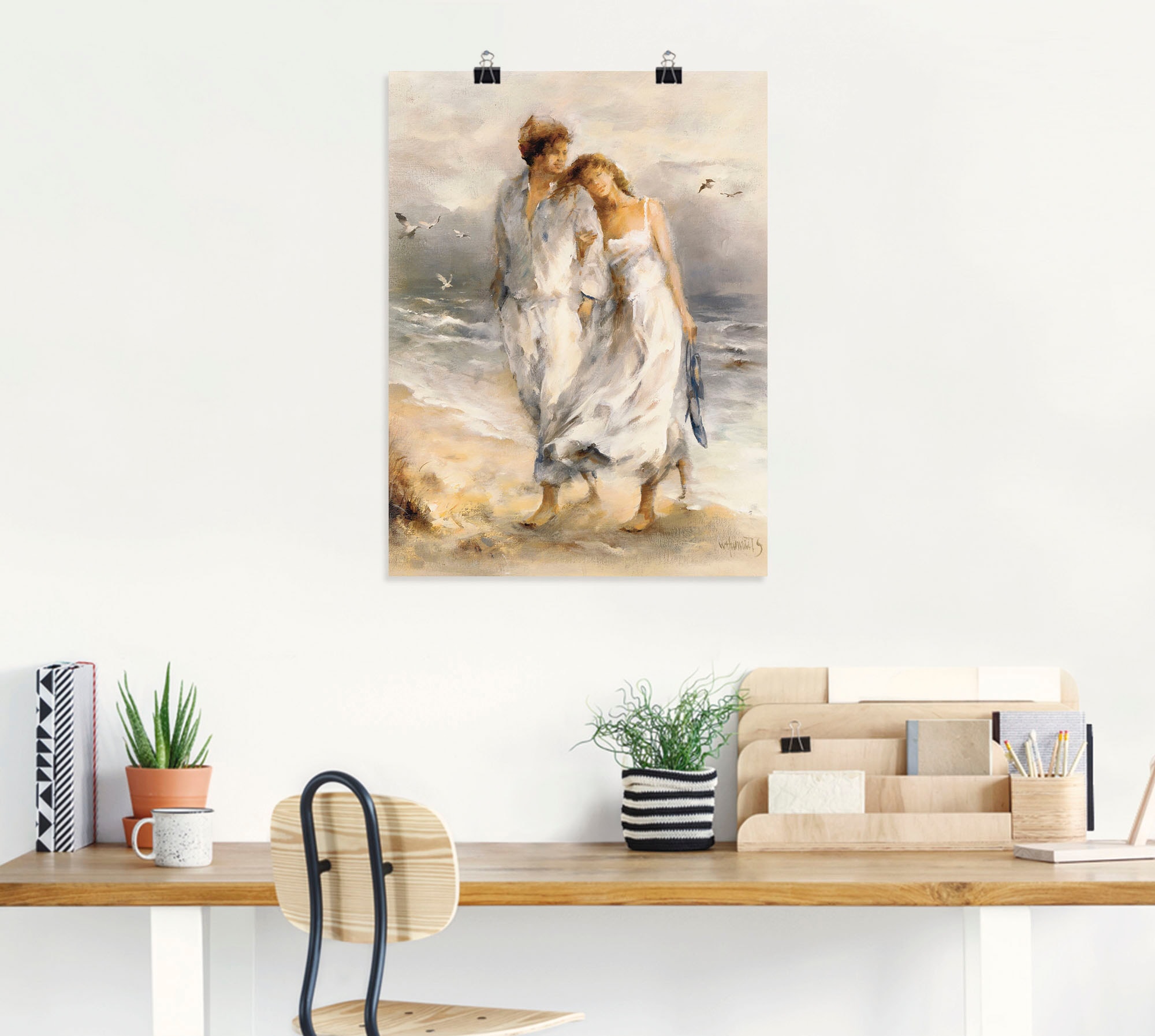 Artland Wandbild »Verliebt«, Paar, (1 St.), als Leinwandbild, Poster, Wandaufkleber in verschied. Größen