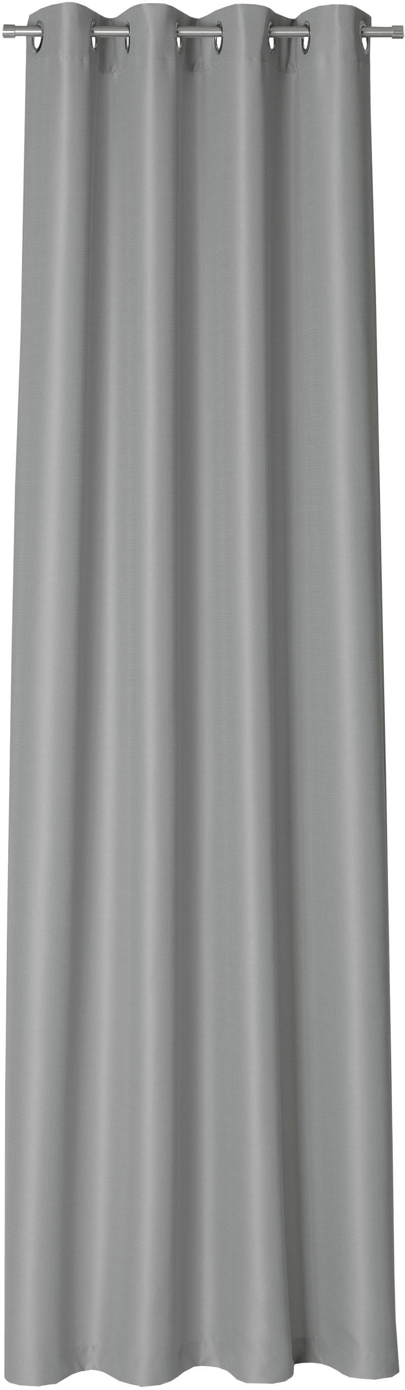 Vorhang »Linessa«, (1 St.), HxB: 245x137, Ösenschal mit Metallösen