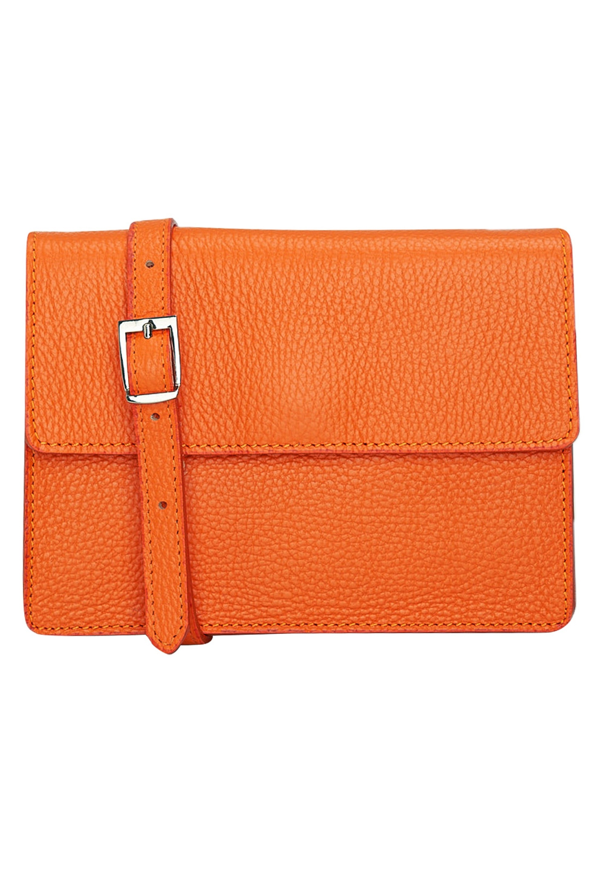 HARPA Damen Schultertasche "June"orange, Leder, unifarben, Taschen, aus echtem Leder