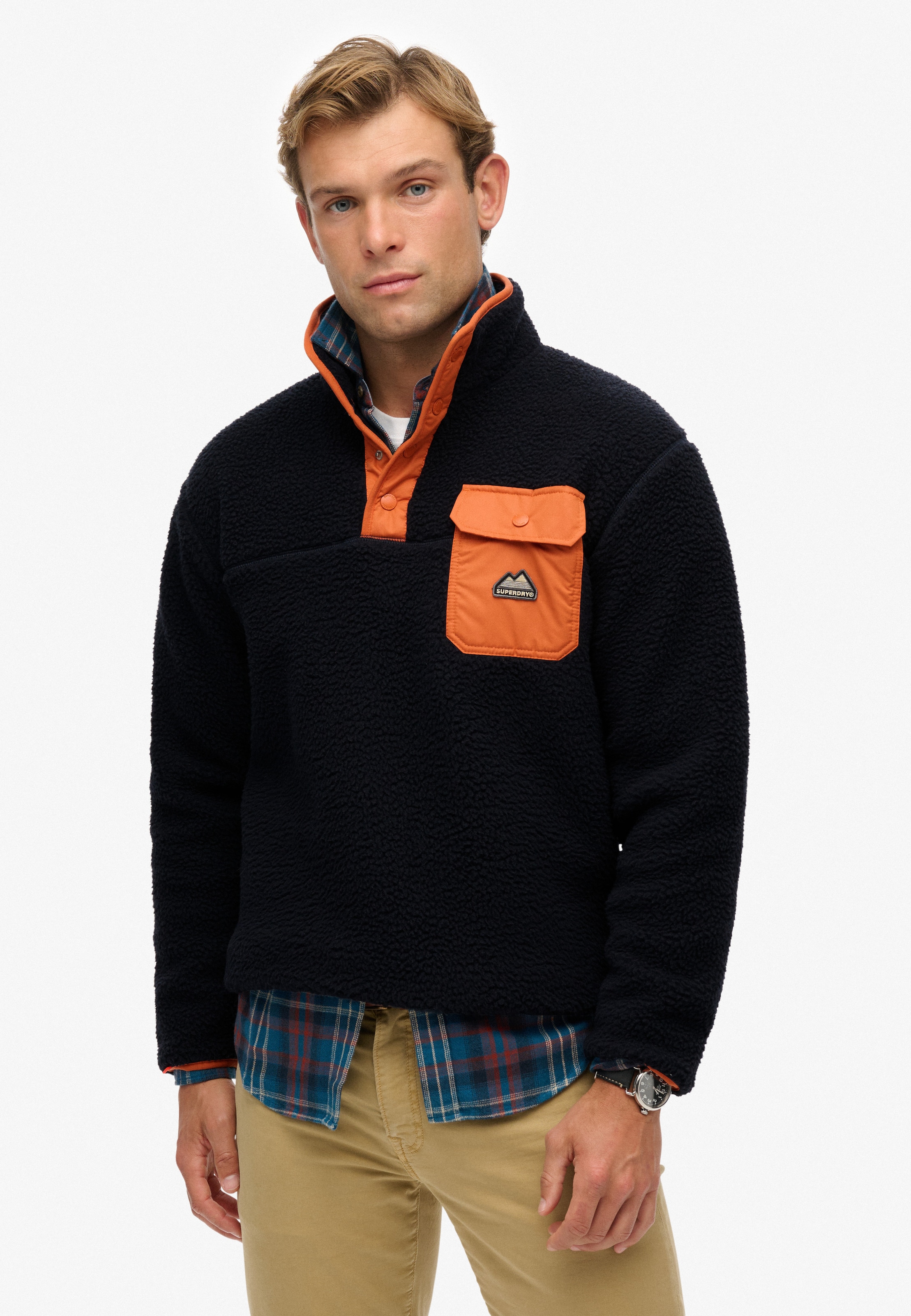 Superdry Sweatshirt "FUJI FLEECE HENLEY" günstig online kaufen