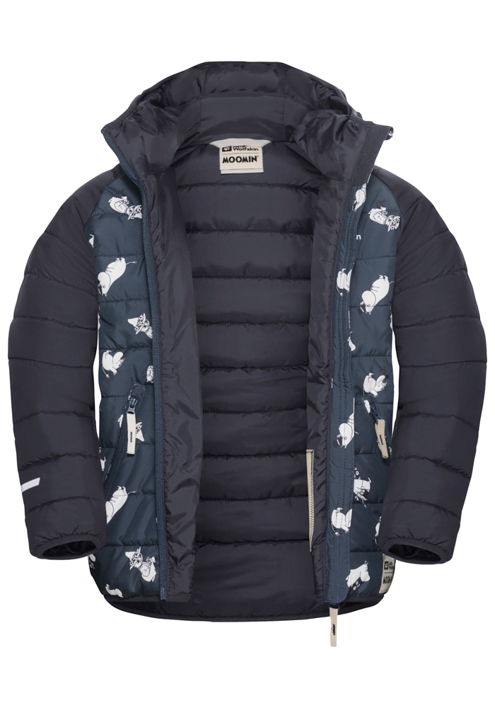 Jack Wolfskin Outdoorjacke »MOOMIN INS JACKET K«, mit Kapuze
