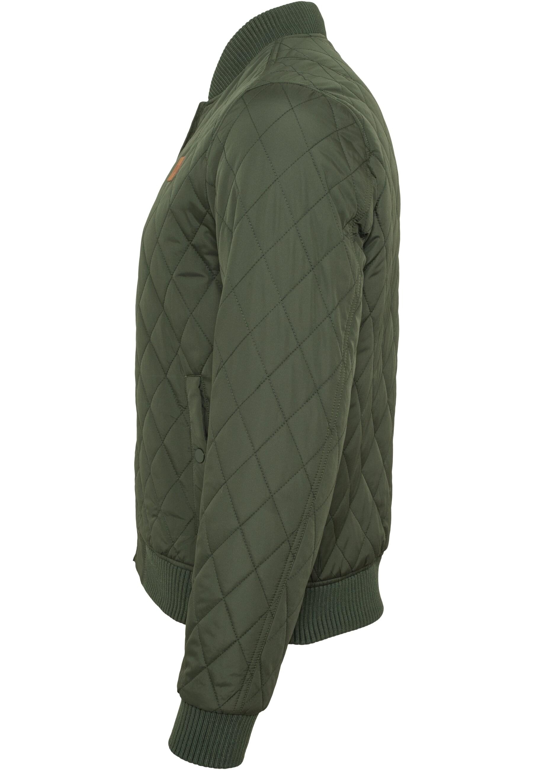 URBAN CLASSICS Allwetterjacke »Urban Classics Herren Diamond Quilt Nylon Jacket«, (1 St.), ohne Kapuze