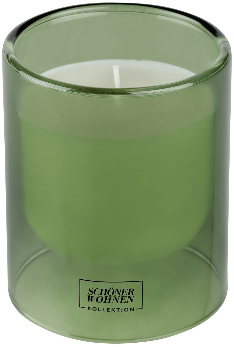 SCHÖNER WOHNEN-Kollektion Duftkerze »»Basil L««, im Glas, würziger & lebendiger Duft, Brenndauer 45 - 55 Stunden