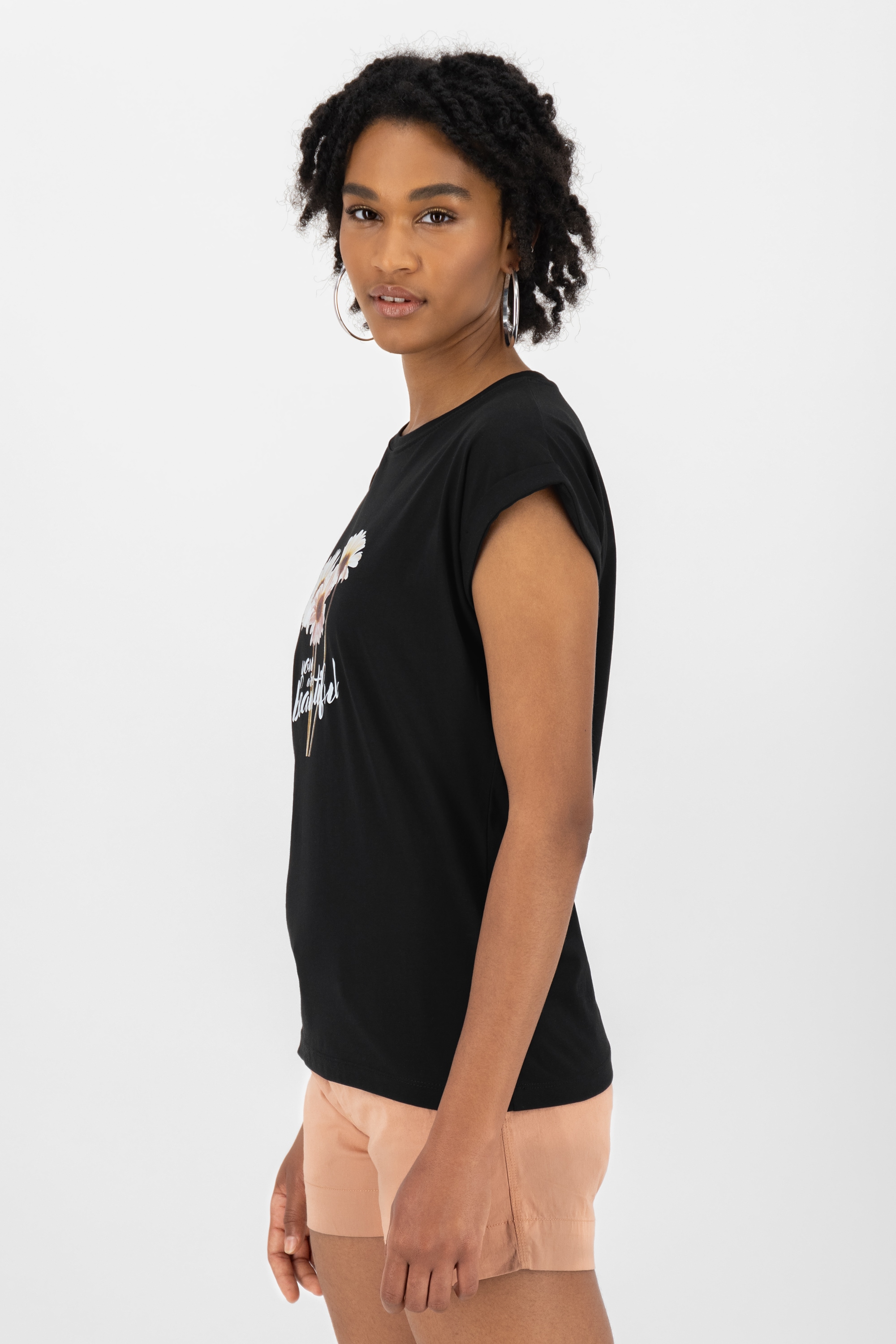 Alife & Kickin Rundhalsshirt »EnidAK P Shirt you are beautiful Damen Shirt, T-Shirt«