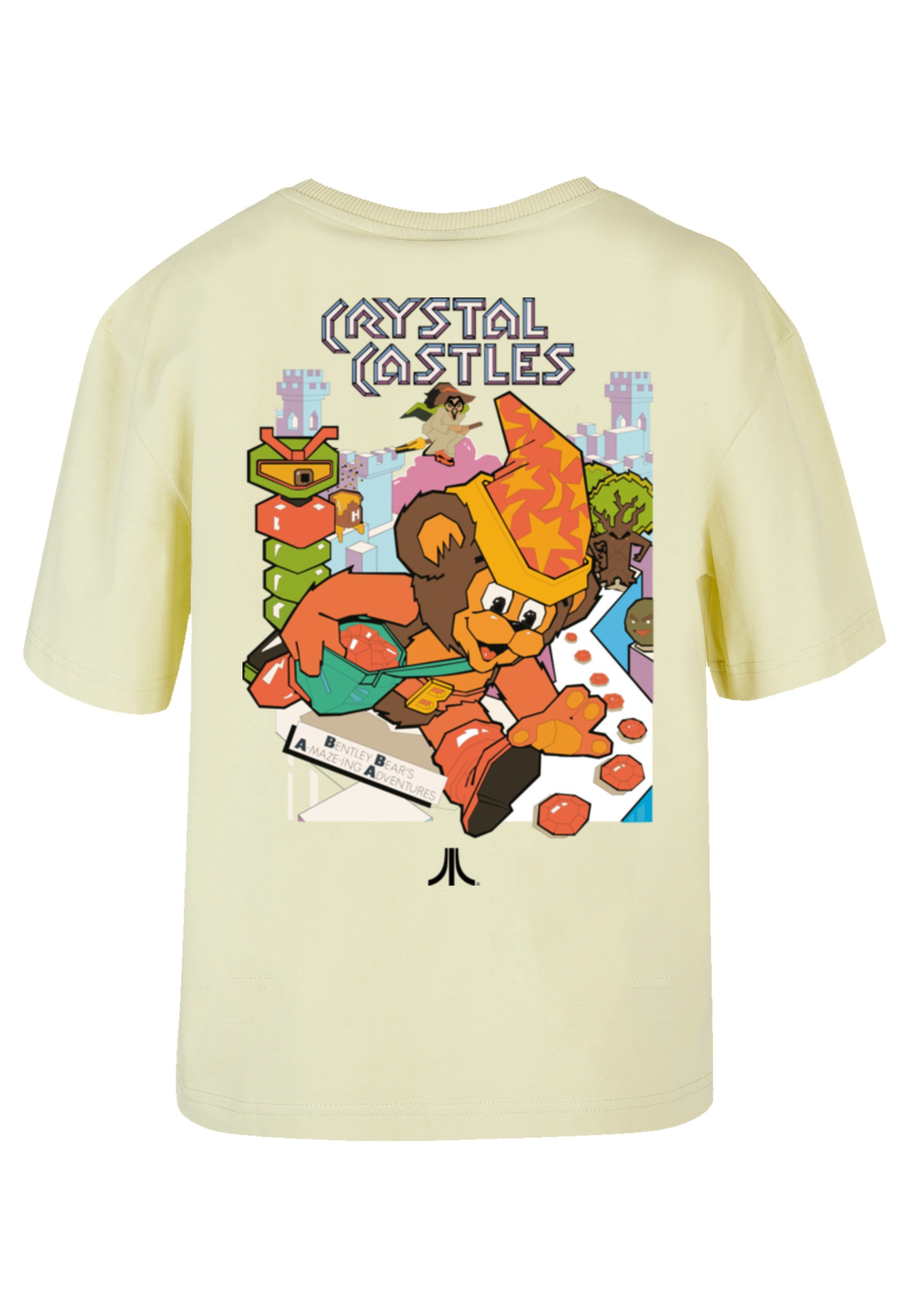 F4NT4STIC T-Shirt »Atari Crystal Castles Retro Gaming«, Premium Qualität
