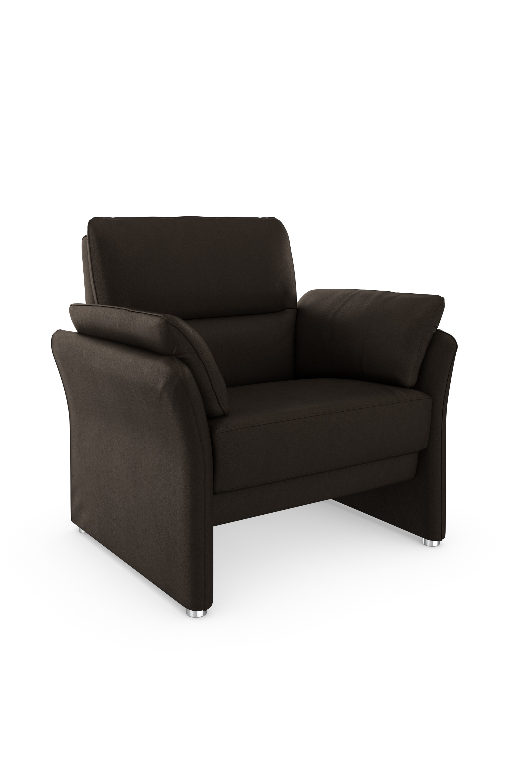 Thumbnail - DOMO collection Sessel "Pina elegant und zeitloser Clubsessel, bequemer Cocktailsessel", Hoher Sitzkomfort, Luxus-Microf...