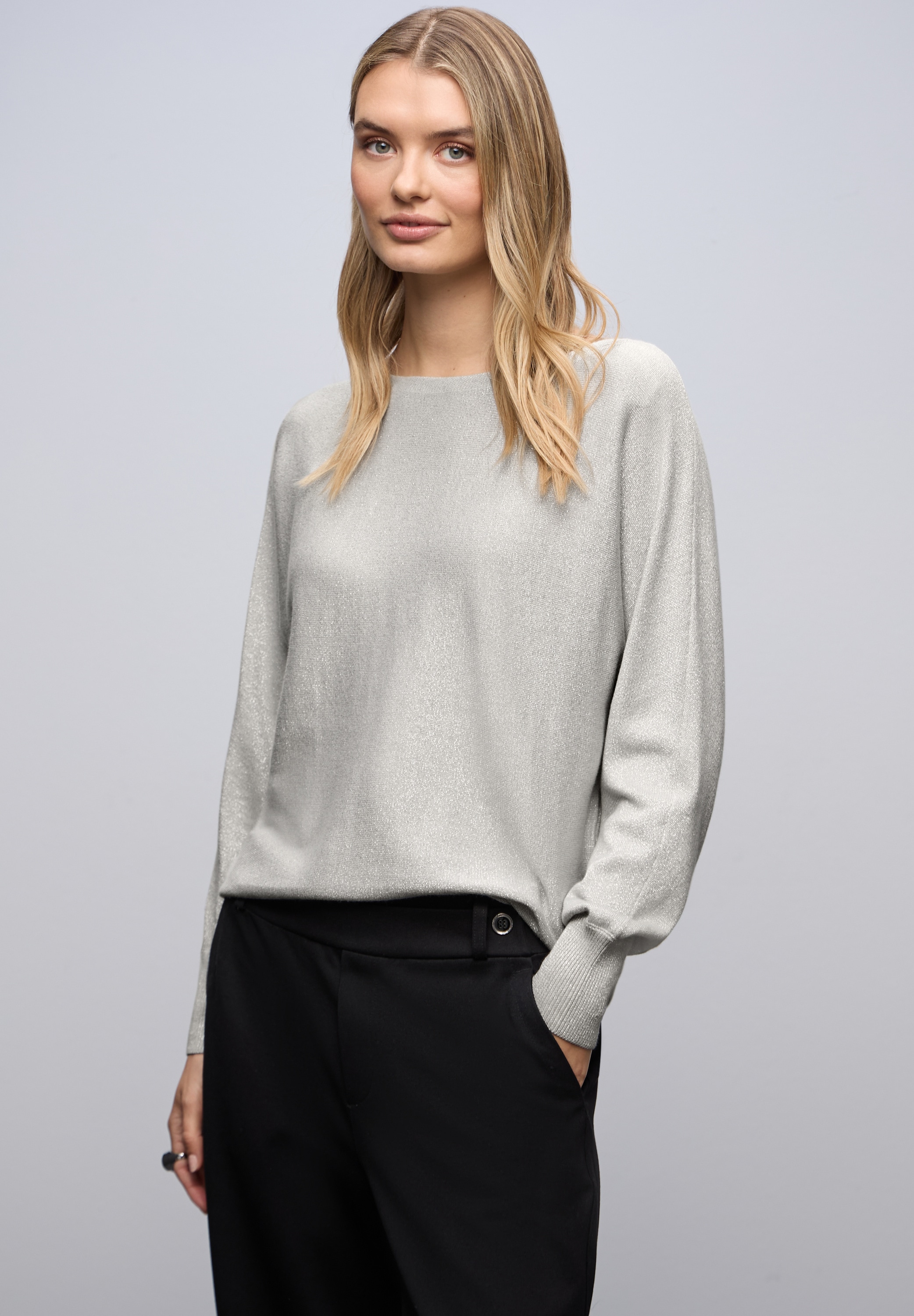 STREET ONE Rundhalspullover günstig online kaufen