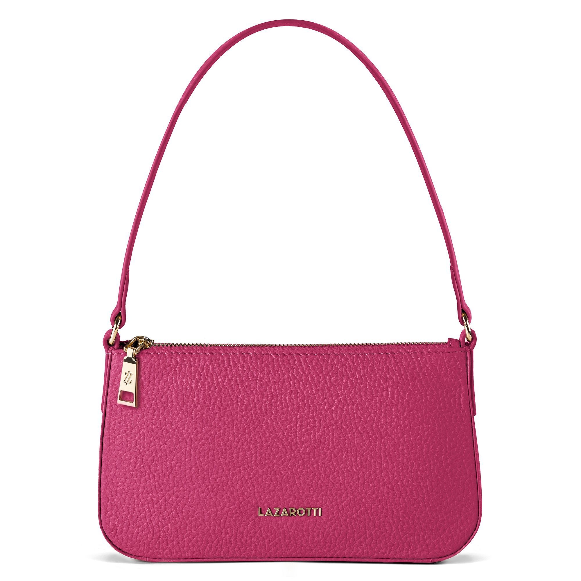 Lazarotti Schultertasche »Bologna Leather Pochette Schultertasche Leder 22 cm«