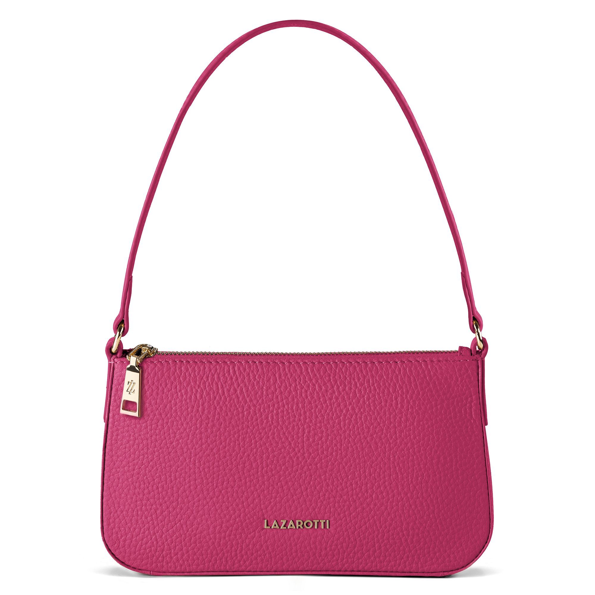Lazarotti Schultertasche "Bologna Leather Pochette Schultertasche Leder 22 cm"