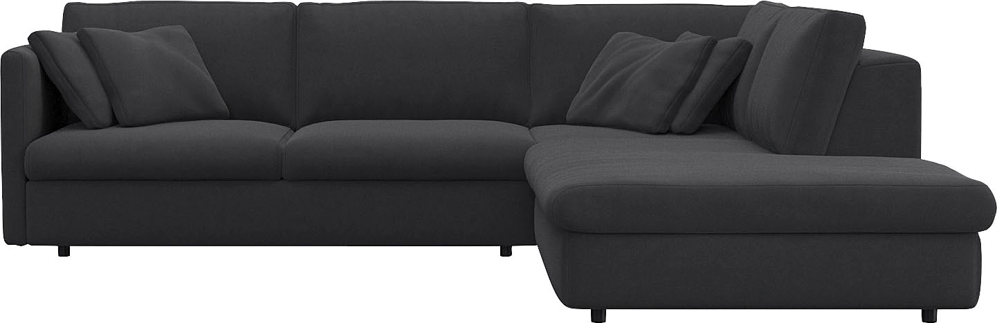 FLEXLUX Ecksofa "Lovane", Weich & anschmiegsam, große Sitztiefe auf Kaltsch günstig online kaufen