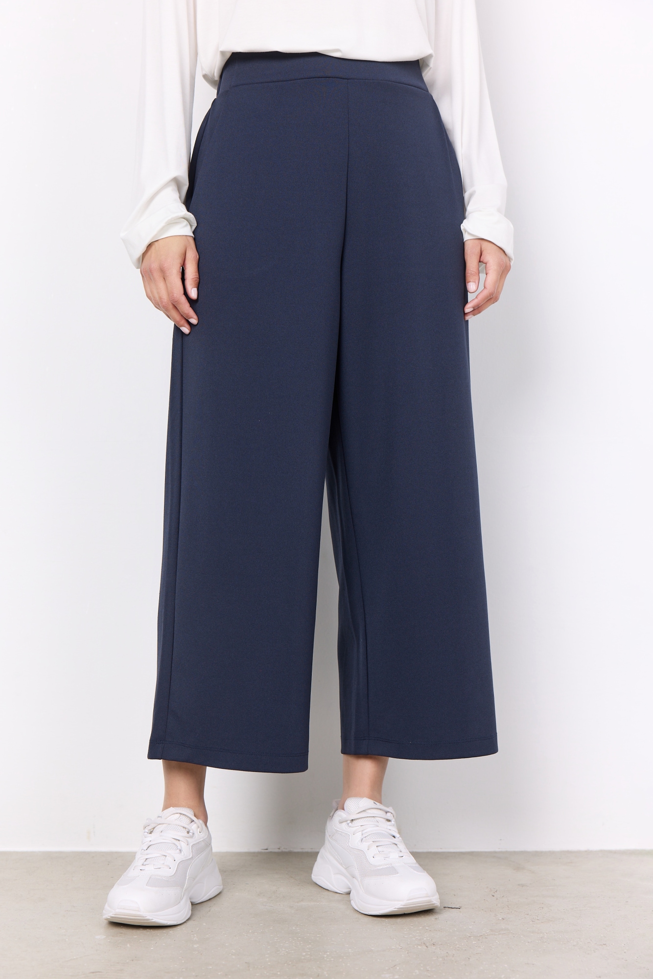 soyaconcept "SC-SIHAM 36" Sommerhose, bequeme Culotte in 7/8 Länge und lässiger Passform