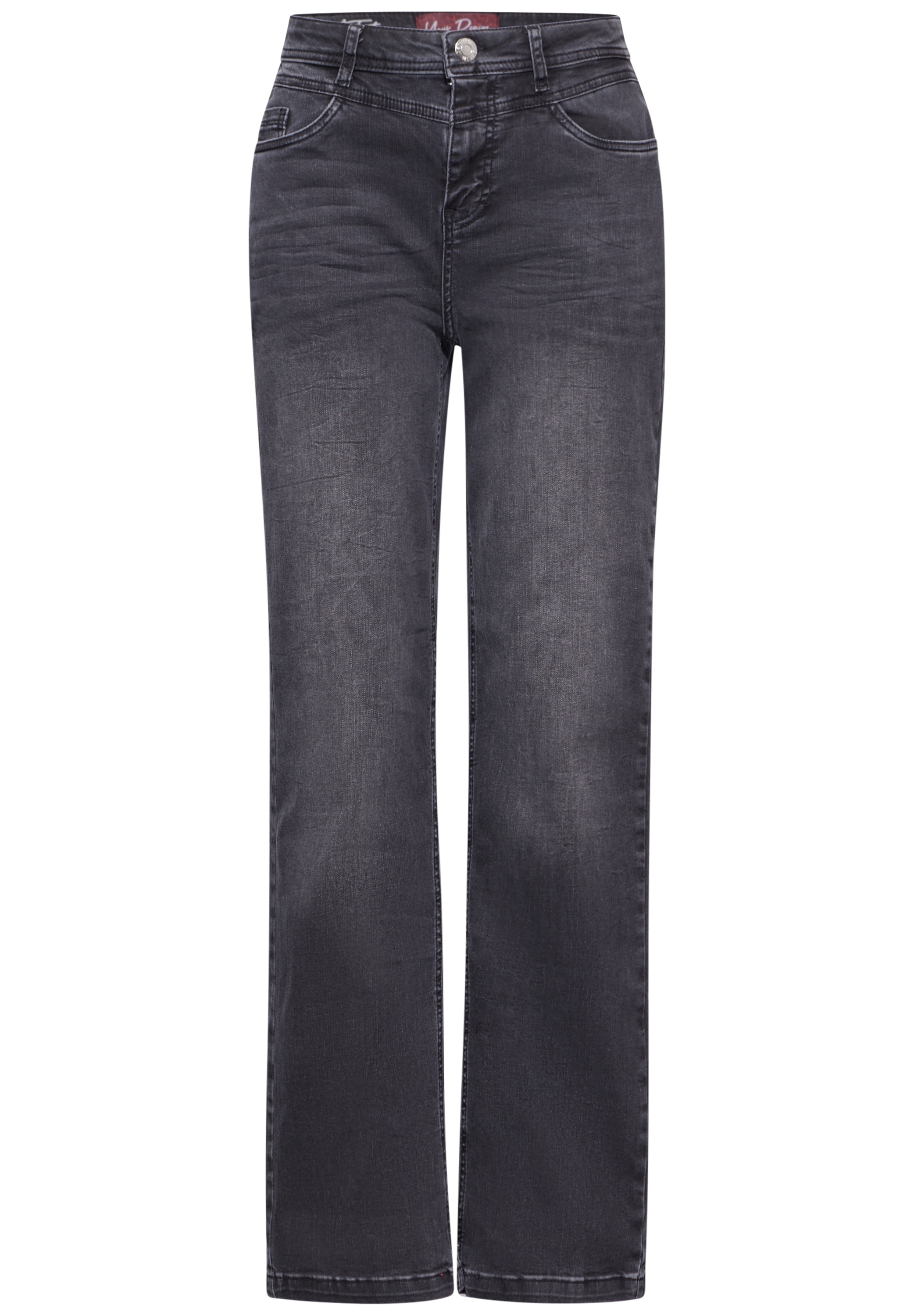 STREET ONE Gerade Jeans, High Waist