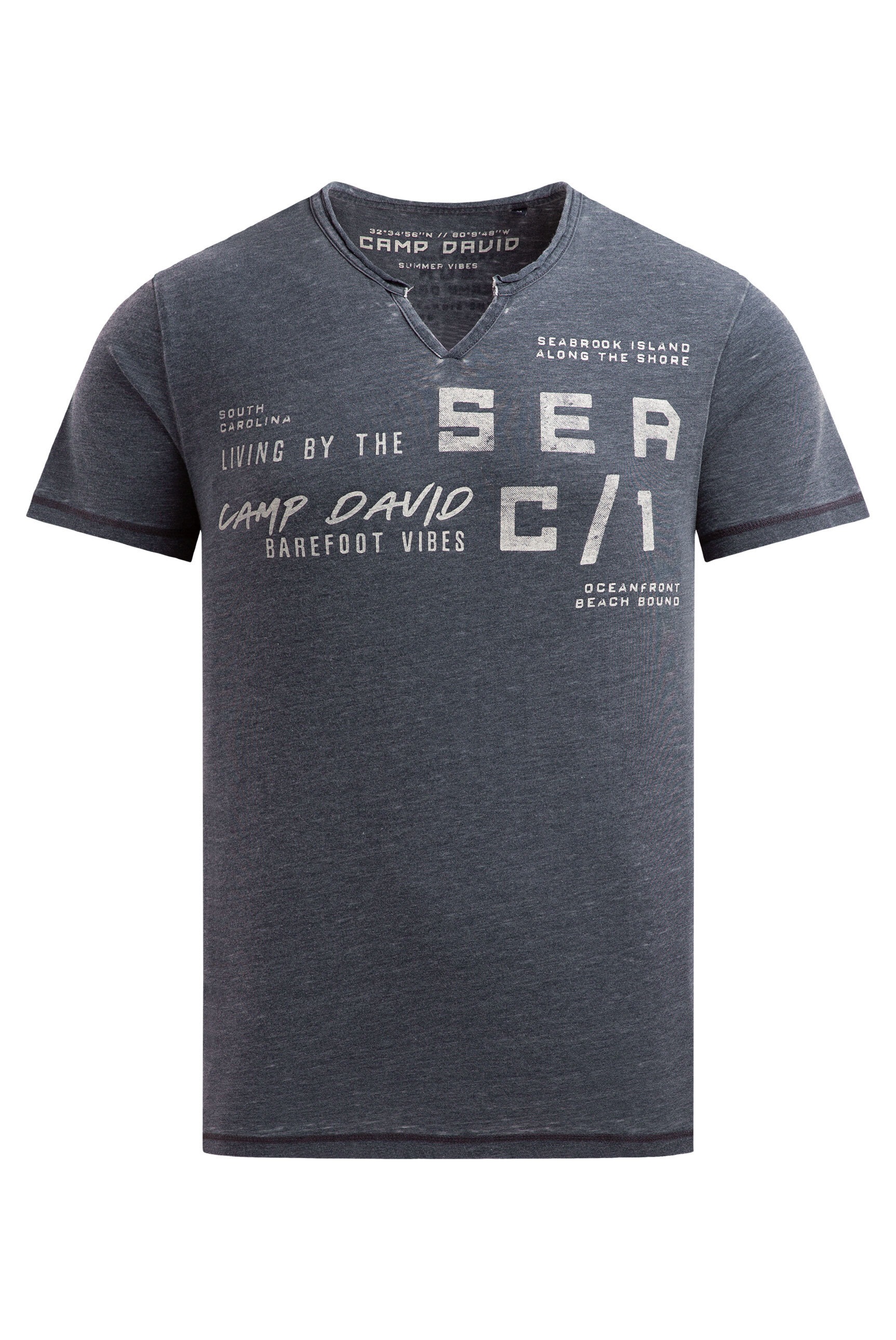 CAMP DAVID Rundhalsshirt mit Baumwolle günstig online kaufen