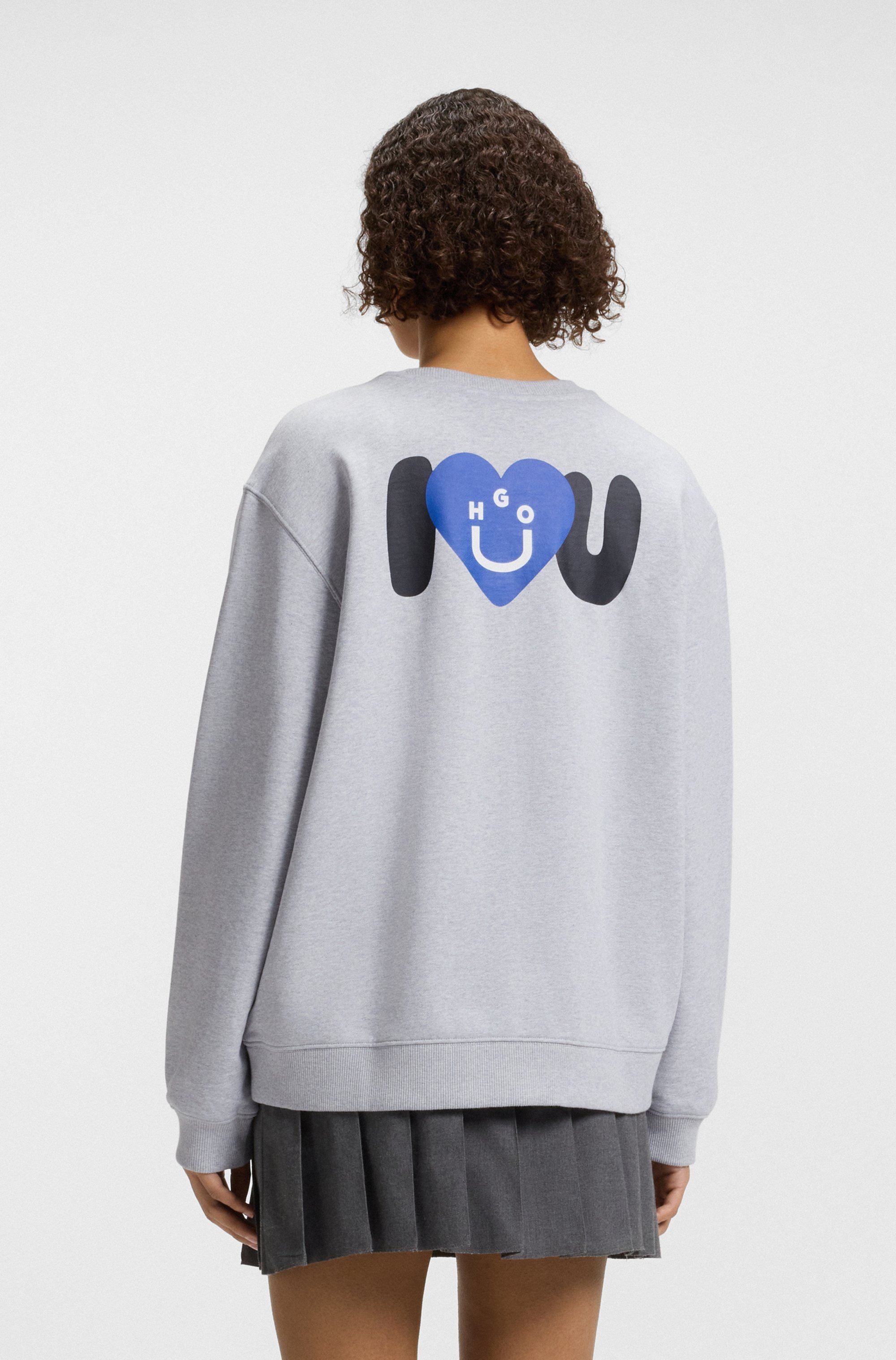 HUGO Blue Sweatshirt »Oversized Crew«