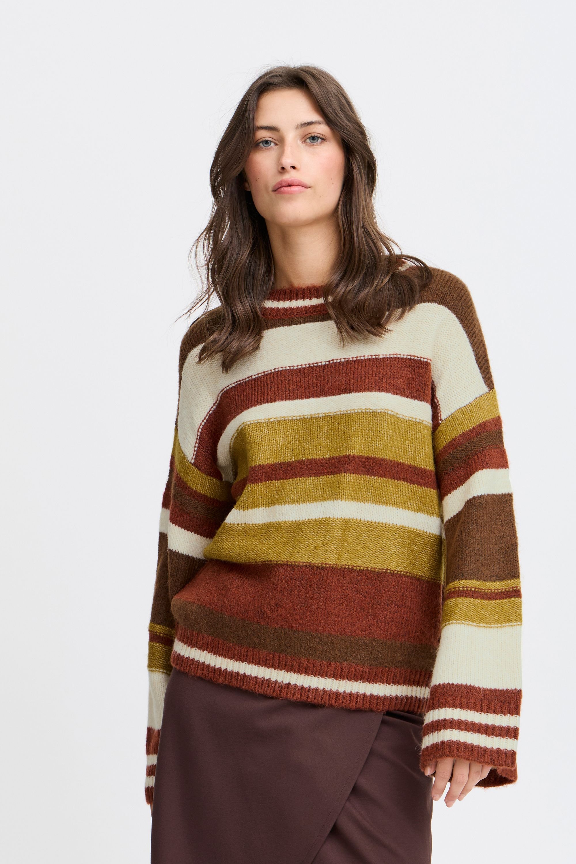 b.young Strickpullover »Strickpullover BYOKSANA STRIPED JUMPER -«