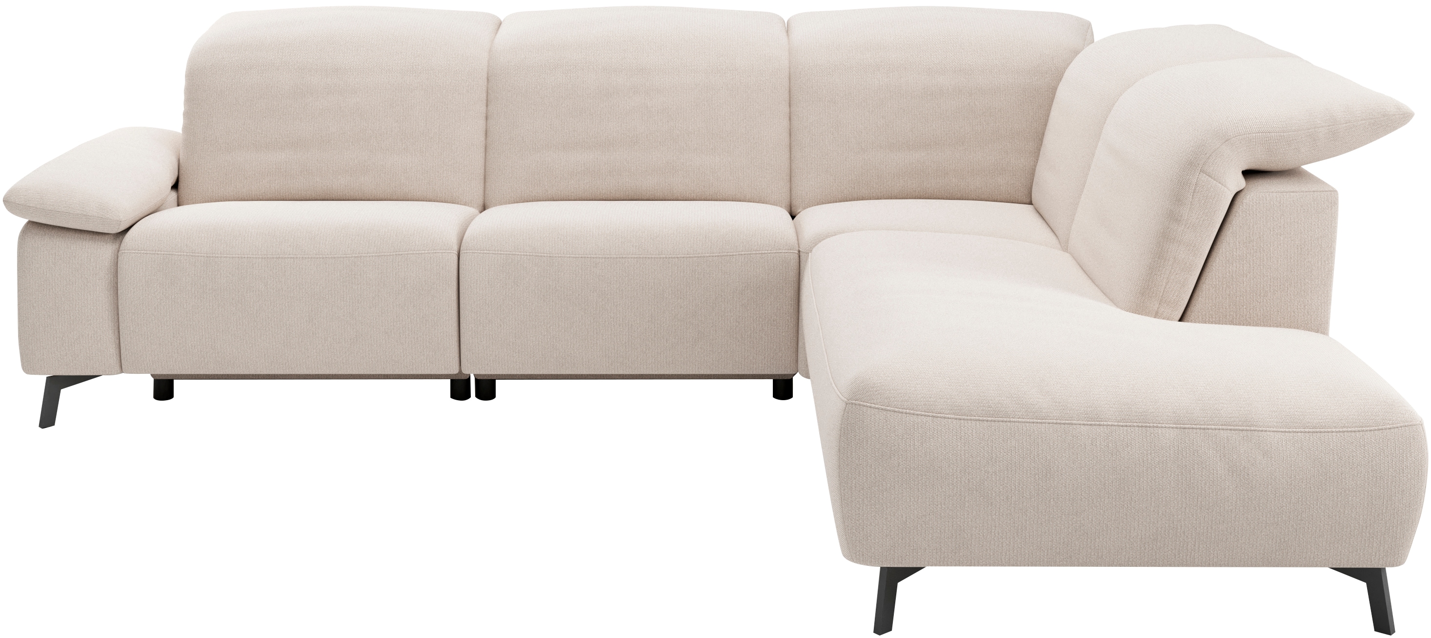 Musterring Ecksofa "MR 370, intelligenter Komfort im modernen Design" Optionale Relaxfunktion, flexible Kopfteile & klappbare Armlehnen