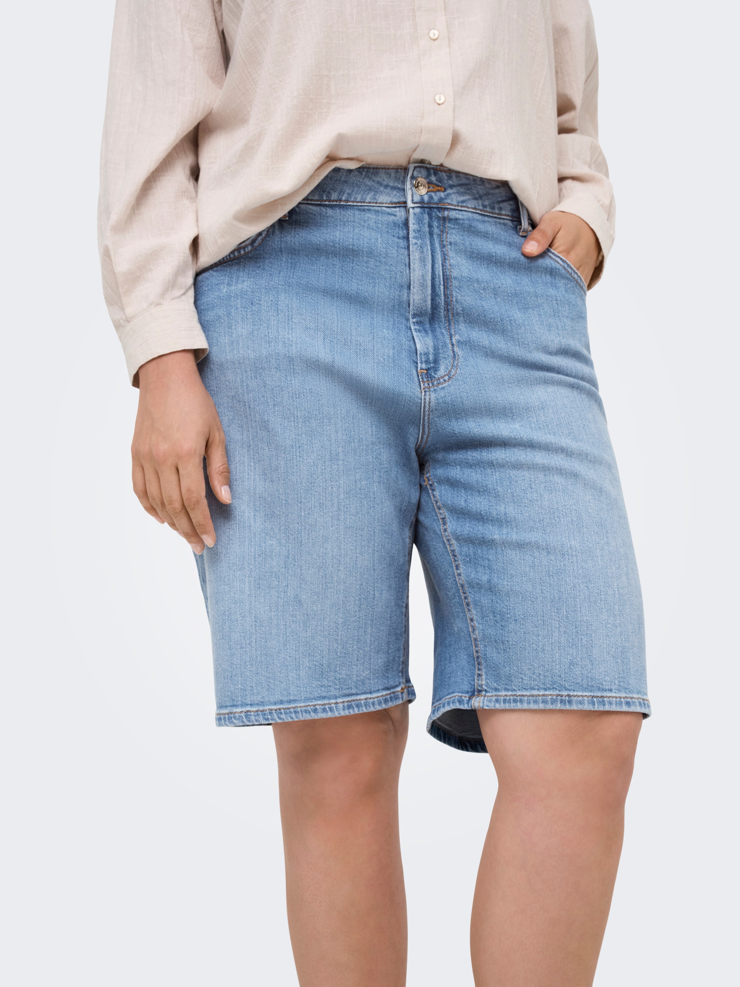 ONLY CARMAKOMA Jeansshorts "CARSONNY HW WIDE DNM SHORTS NAS843 NOOS" günstig online kaufen