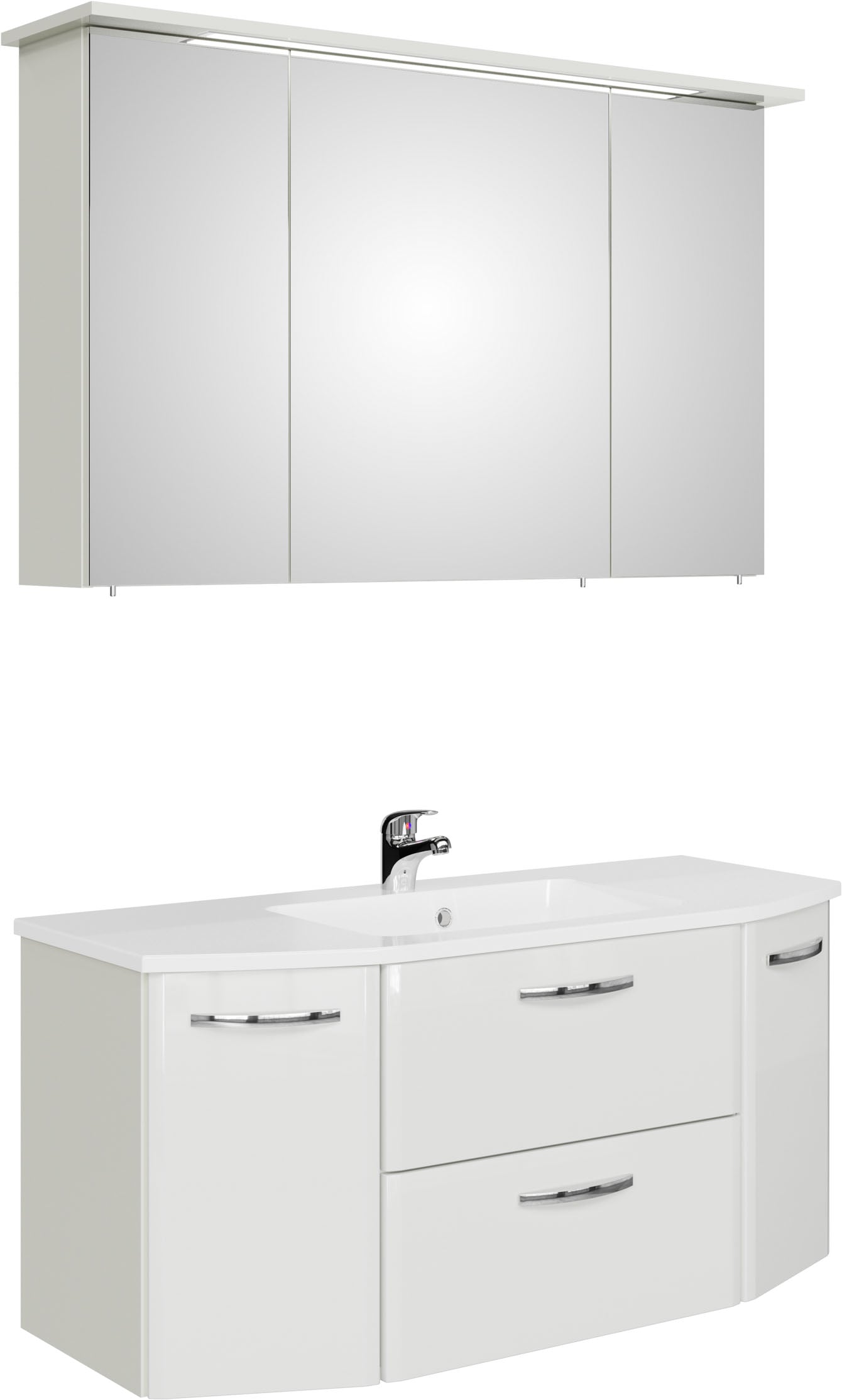 Saphir "Quickset 326, 3-teilig, mit Keramikwaschtisch" 3 Stk. tlg.