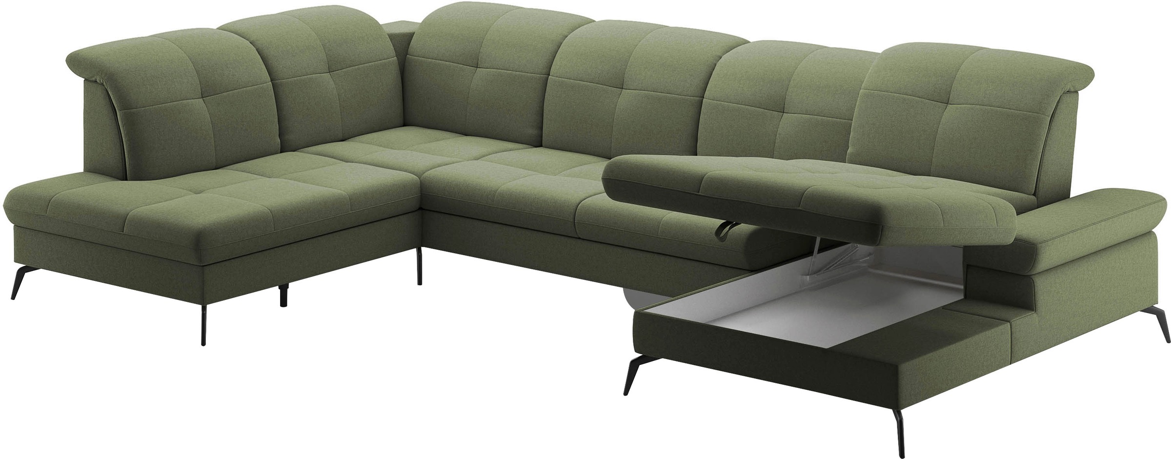 sit&more Wohnlandschaft »Amica«, inkl Sitztiefenverstellung und Armteilverstellung