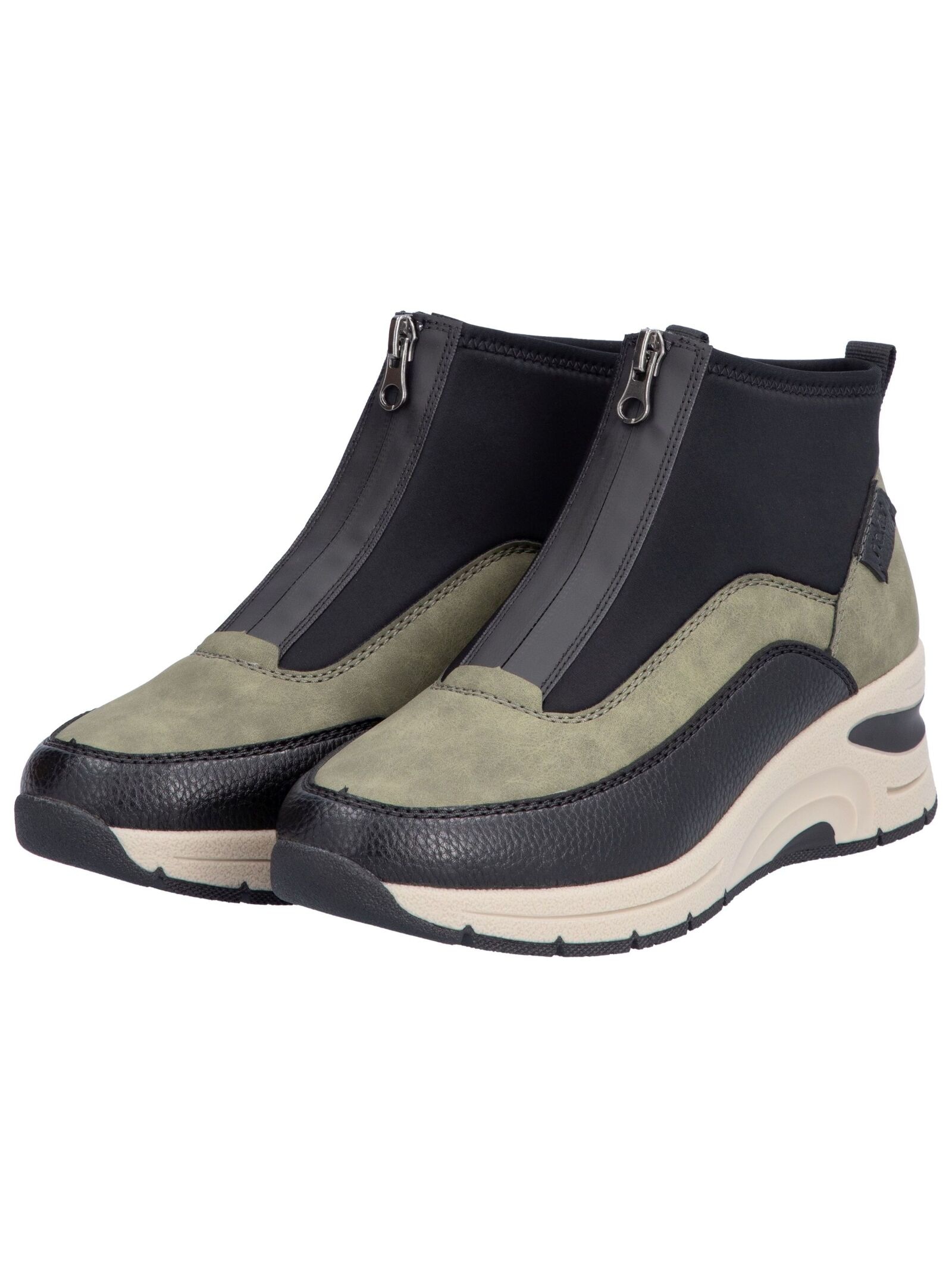 Rieker Keilstiefelette »Rieker Stiefelette Lederimitat/Textil«