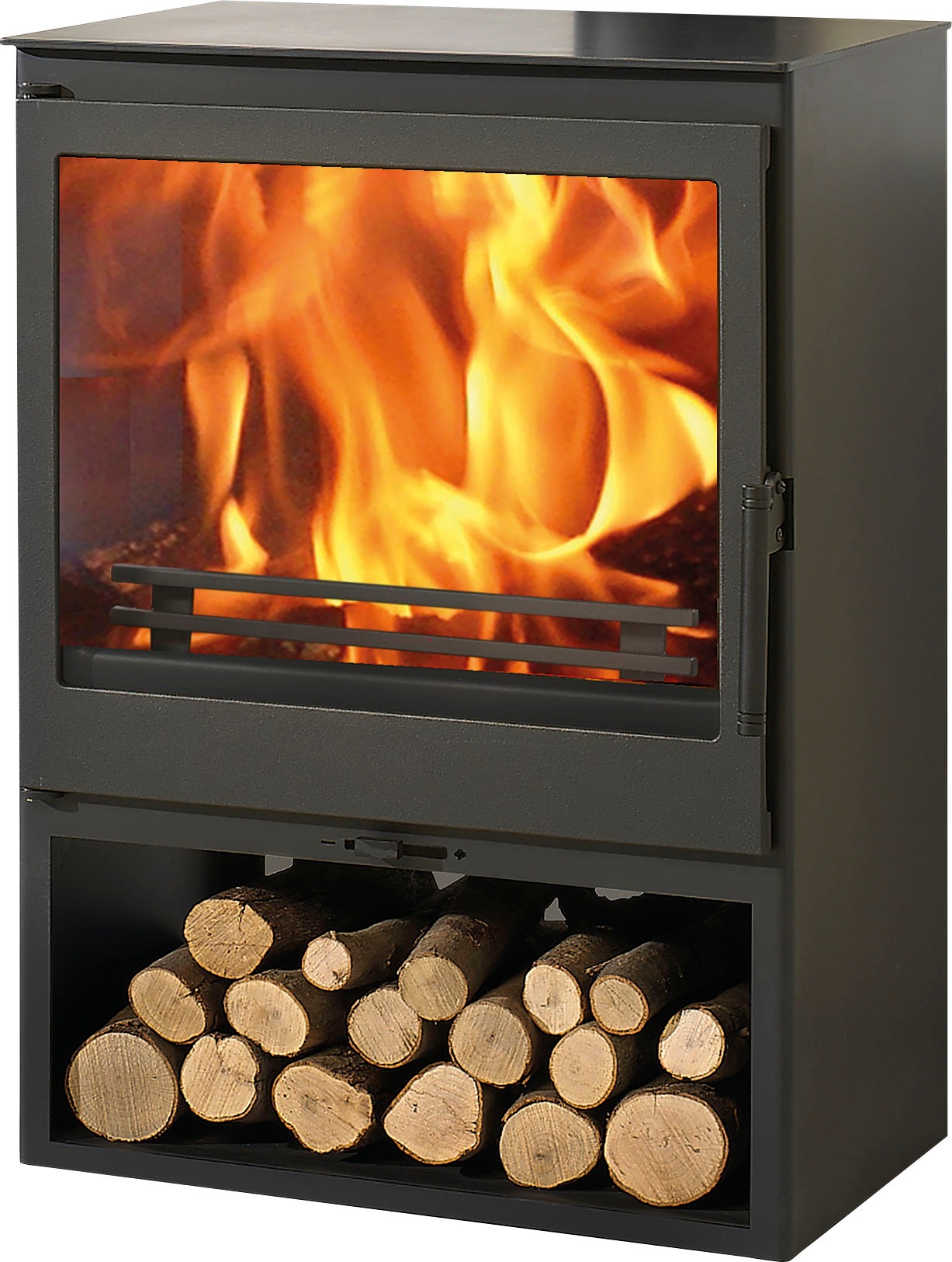PANADERO Kaminofen "Saphir Ecodesign", schwarz, Wohnzimmer, Kaminöfen