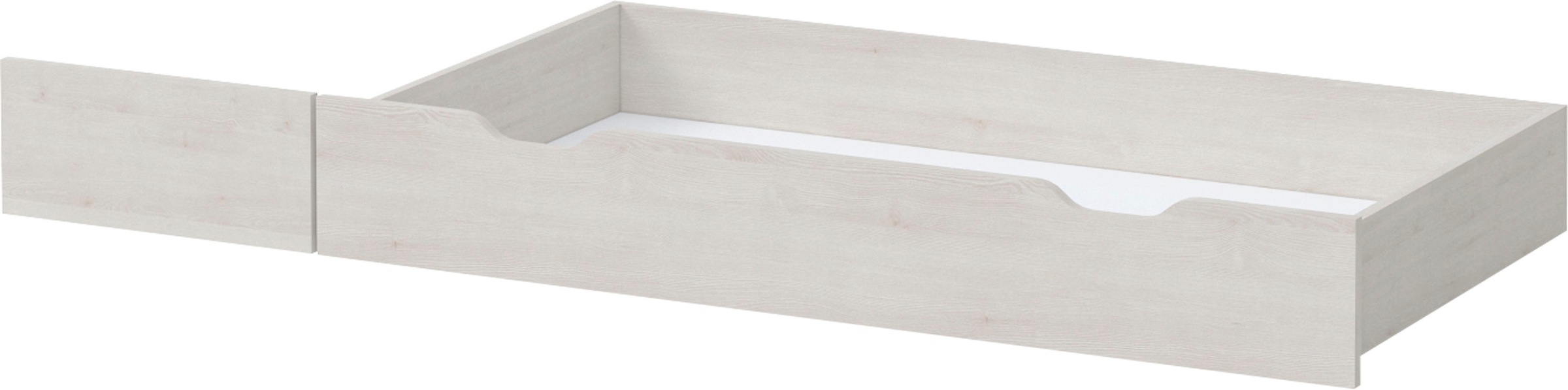 Bettschubkasten OTTO HOME, B:184cm H:21cm T:72cm, braun, Holzwerkstoff, Schubladen, "Evergreen,Schublade auf Rollen für ausreichend Stauraum unter