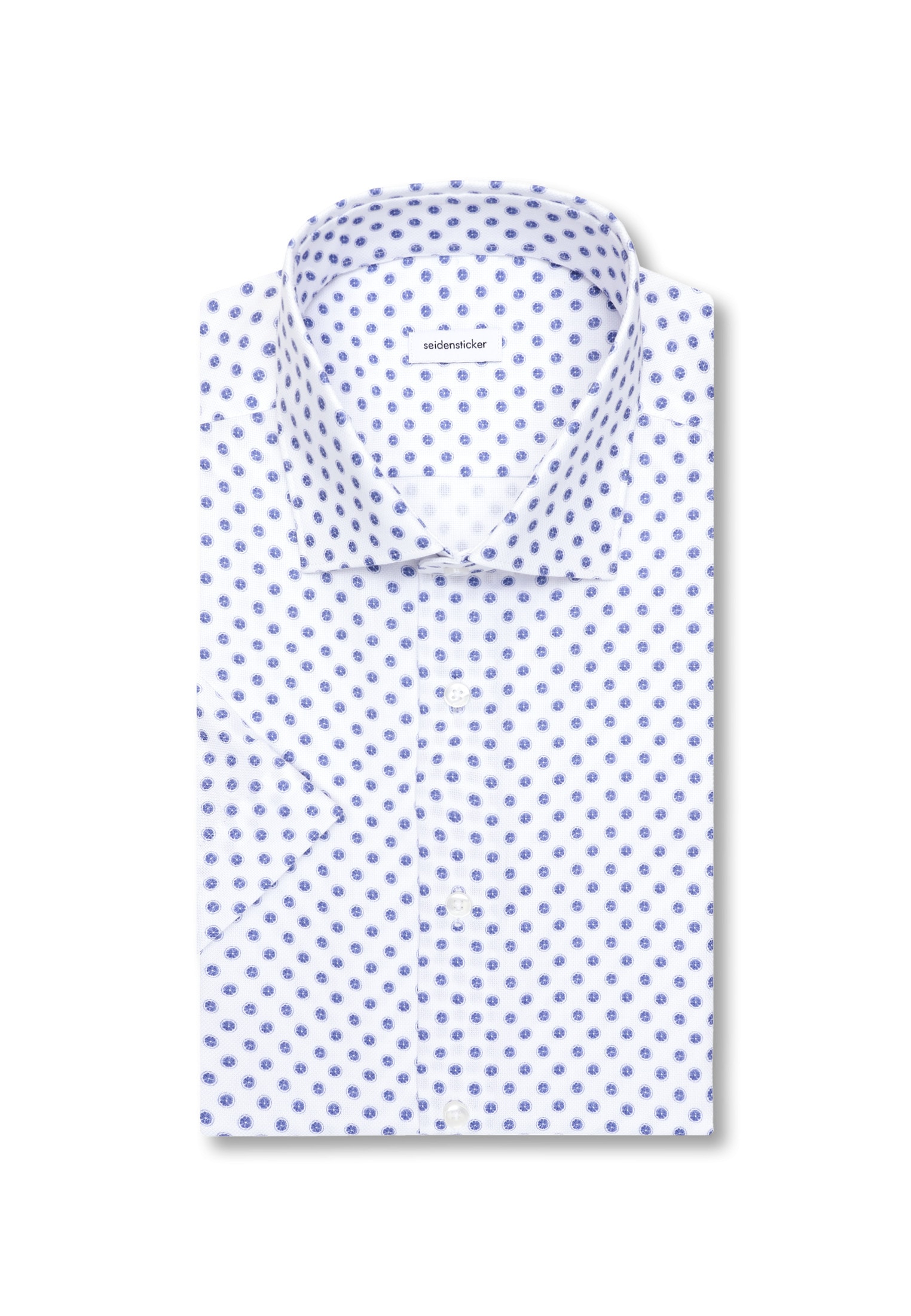 seidensticker Businesshemd »Schwarze Rose« Slim 1/2 Kentkragen Druck