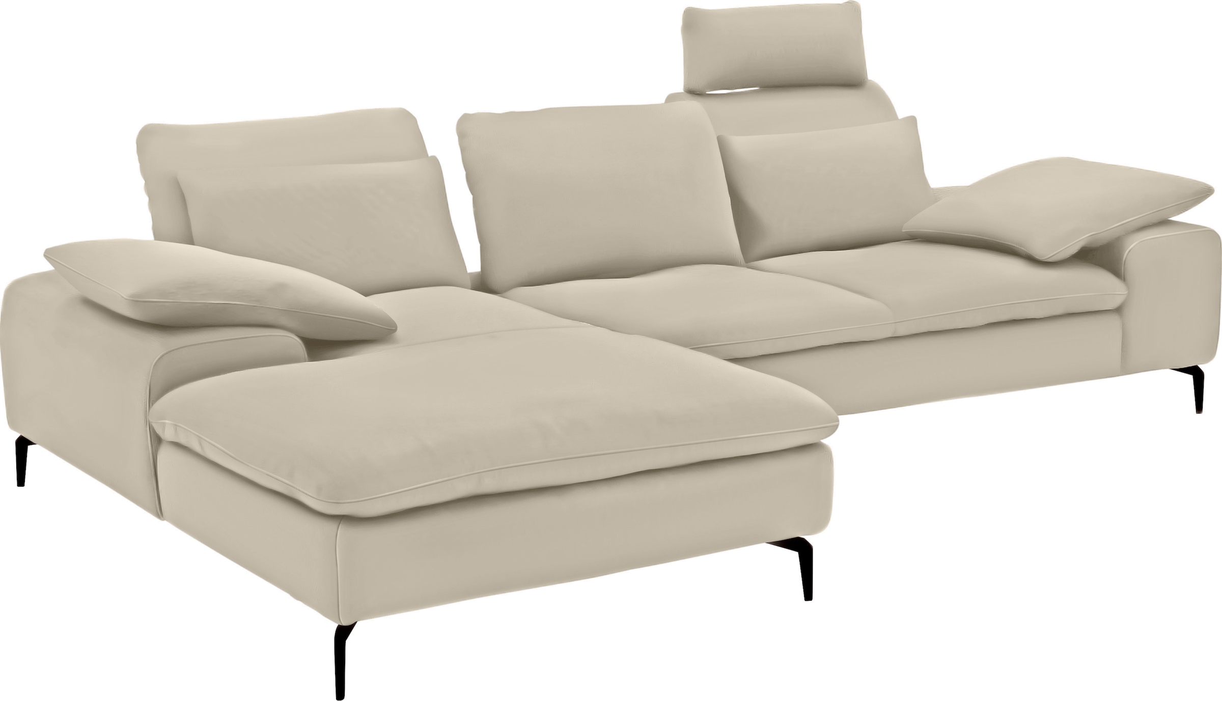 W.SCHILLIG Ecksofa "valentinoo, Designsofa, bequem, elegant und zeitlos, L- günstig online kaufen