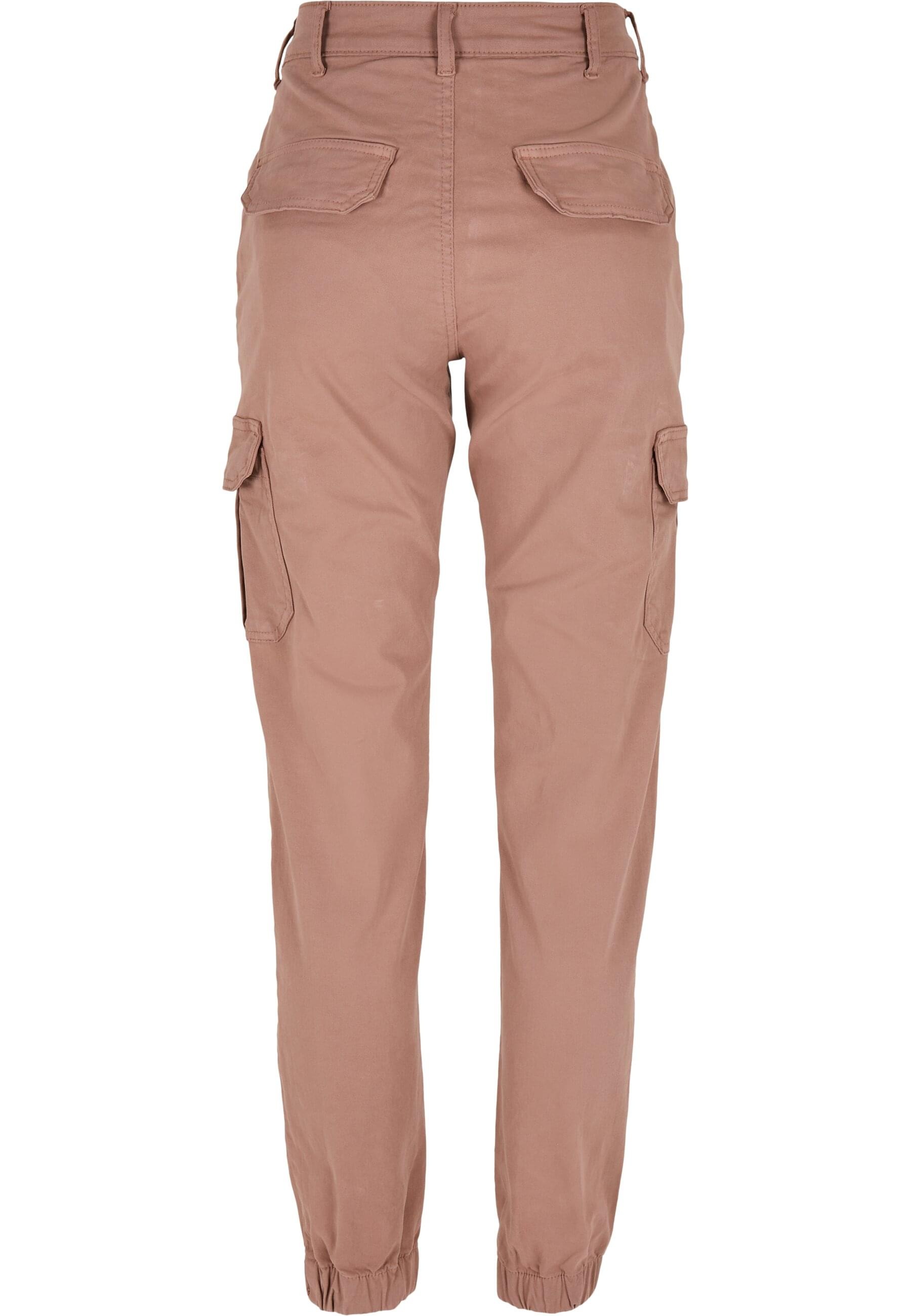 URBAN CLASSICS Cargohose »Urban Classics Damen Ladies High Waist Cargo Pants«, (1 tlg.)