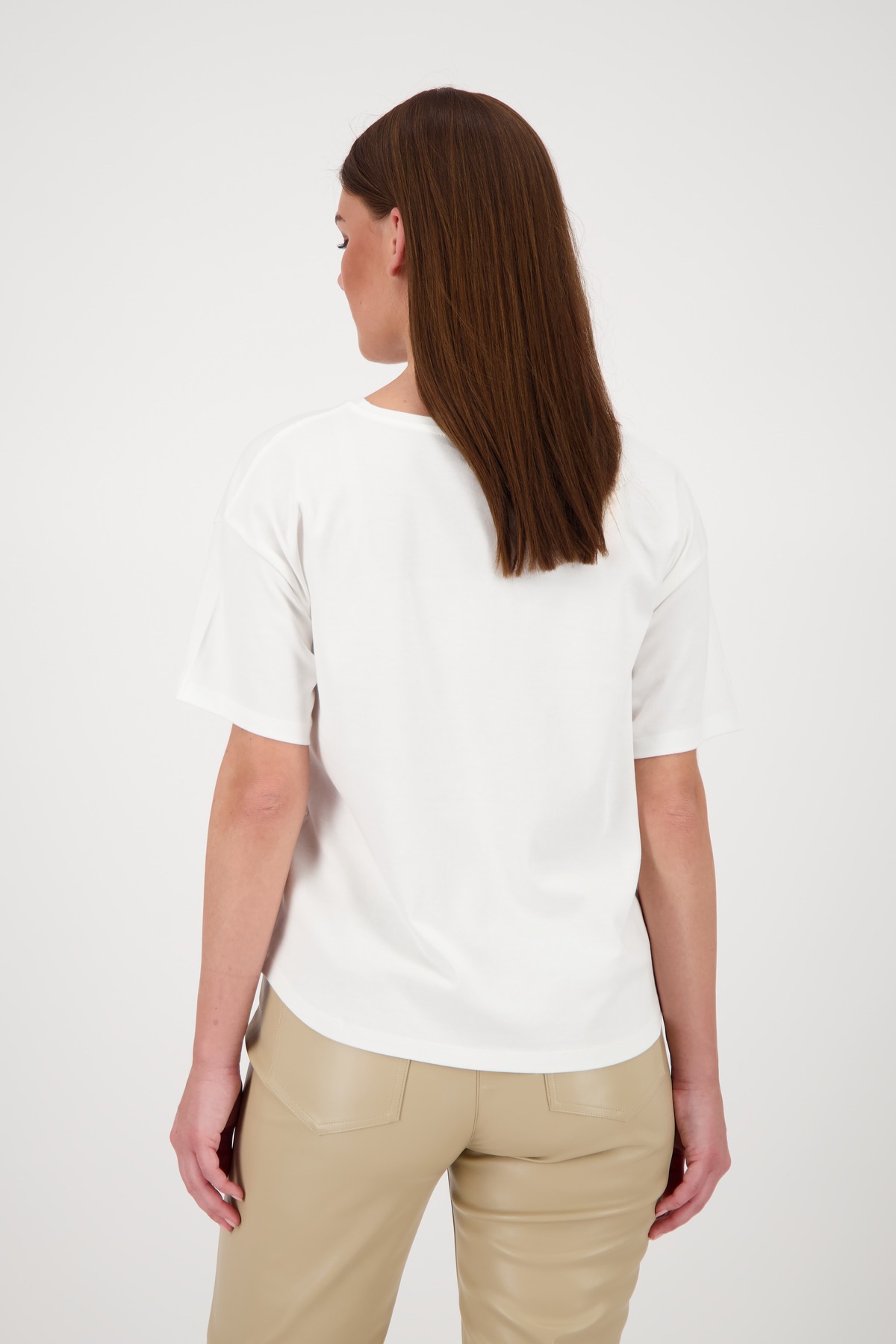 Monari T-Shirt "Shirt Leo + Schrift", Mit Rundhalsausschnitt günstig online kaufen