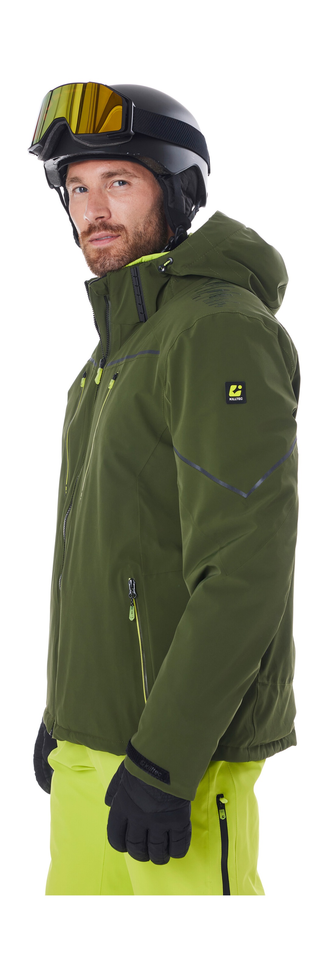 Thumbnail - Killtec Skijacke "KSW 50 MN SKI JCKT" Herren Skijacke: wasserdicht, atmungsaktiv, 4-Wege-Stretch, Schneefang