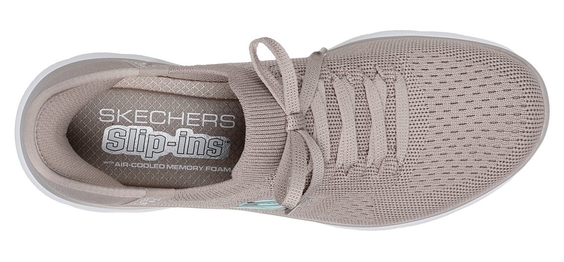 Skechers Slip-On Sneaker »SUMMITS-NEW DAILY«, Slipper, Freizeitschuh in veganer Verarbeitung