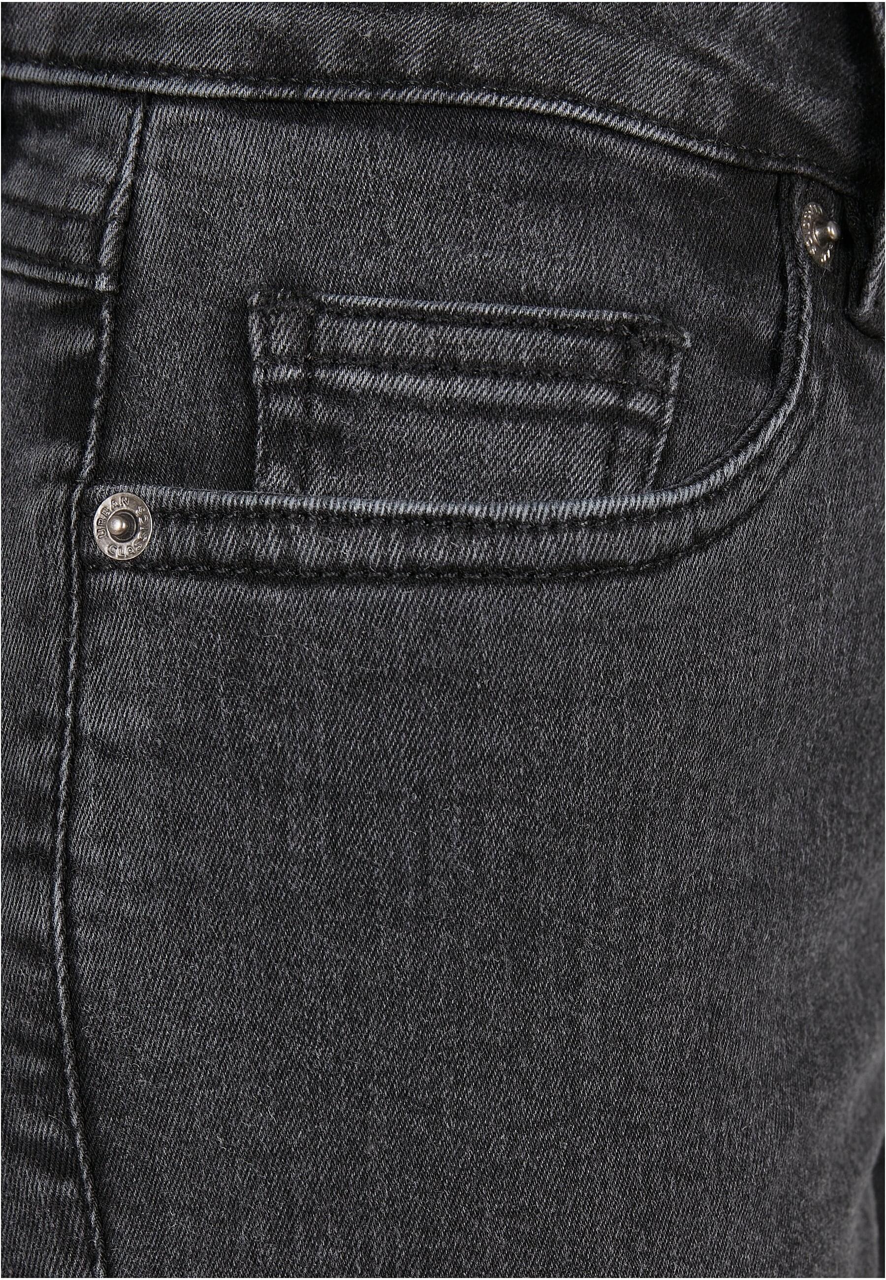 URBAN CLASSICS Bequeme Jeans »Urban Classics Damen Ladies High Waist Flared Denim Pants«, (1 tlg.)