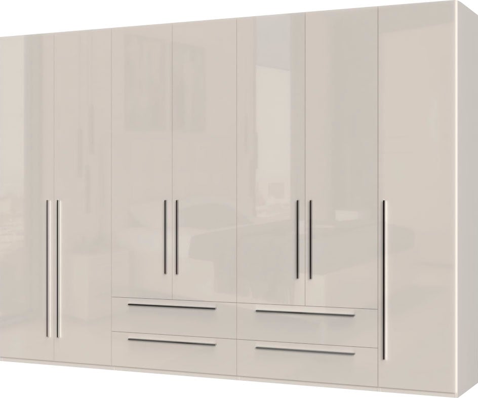Places of Style Kleiderschrank "Piano, UV lackiert, hochglänzend in beige o günstig online kaufen