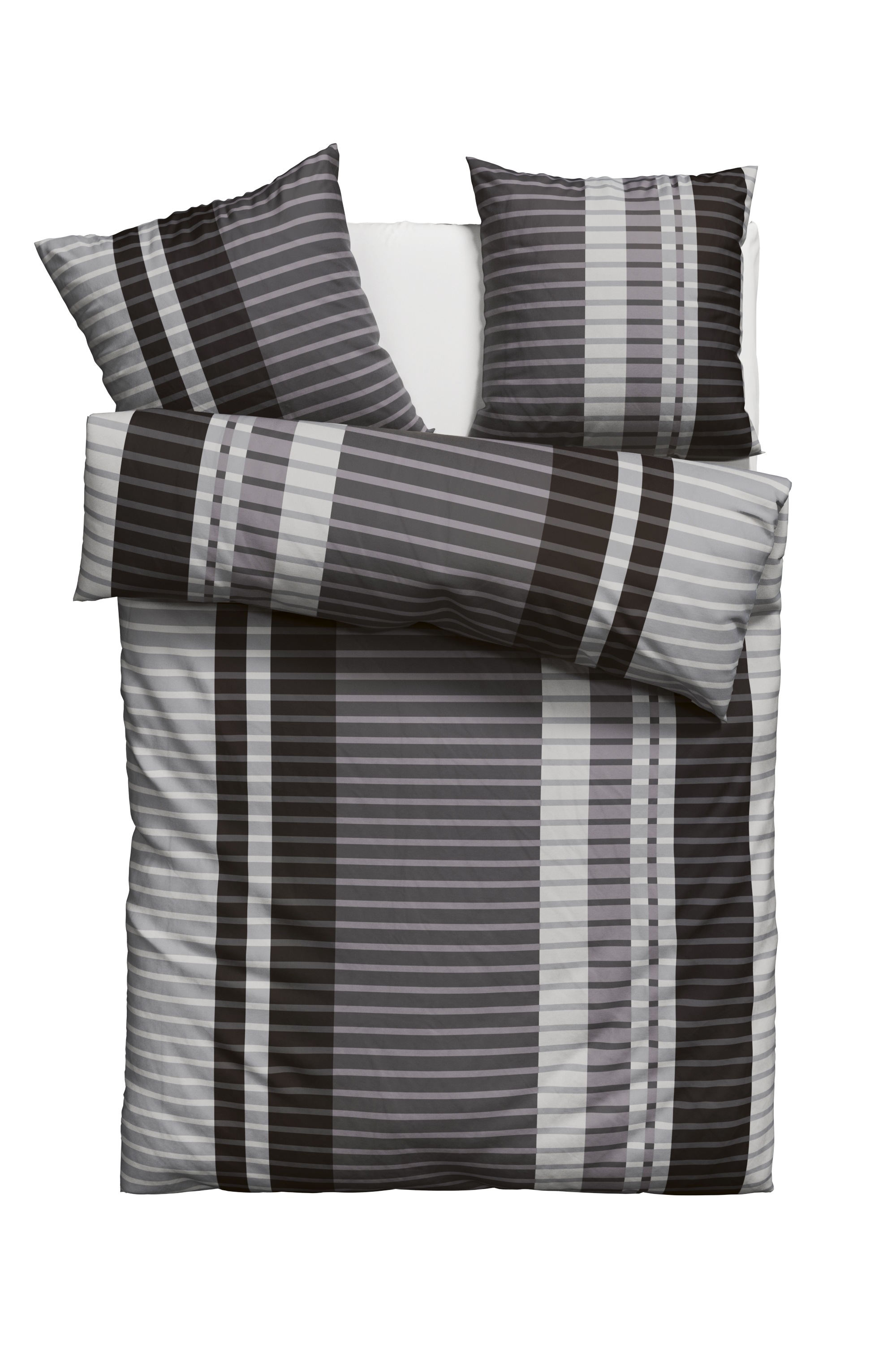 OTTO home Bettwäsche "Philine" 2 Stk. mit modernen Streifen, Bettwäsche aus günstig online kaufen