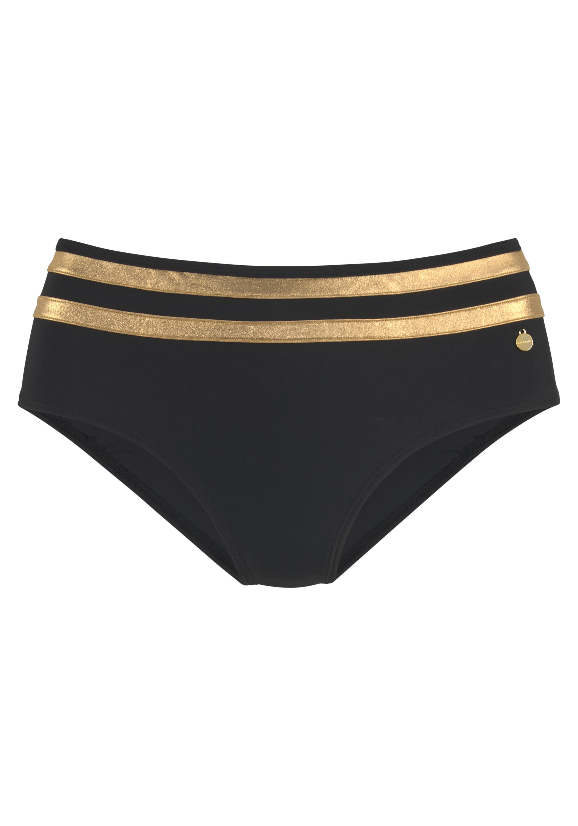 LASCANA Bikini-Hose »Elodie«, mit trendigem Materialeinsatz