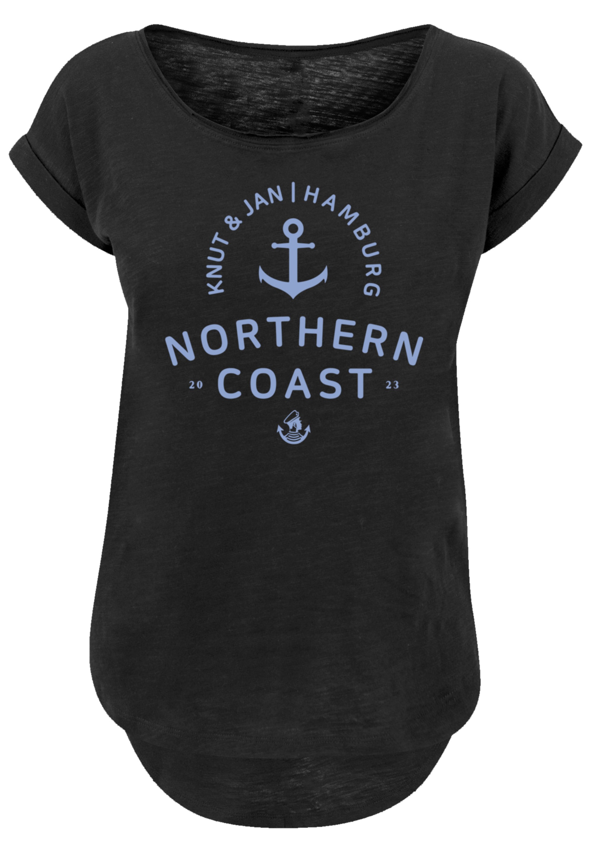 F4NT4STIC T-Shirt »Nordsee Knut & Jan Hamburg«, Print