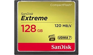 Sandisk Speicherkarte »Extreme CompactFlash 128GB«, (120 MB/s Lesegeschwindigkeit) kaufen