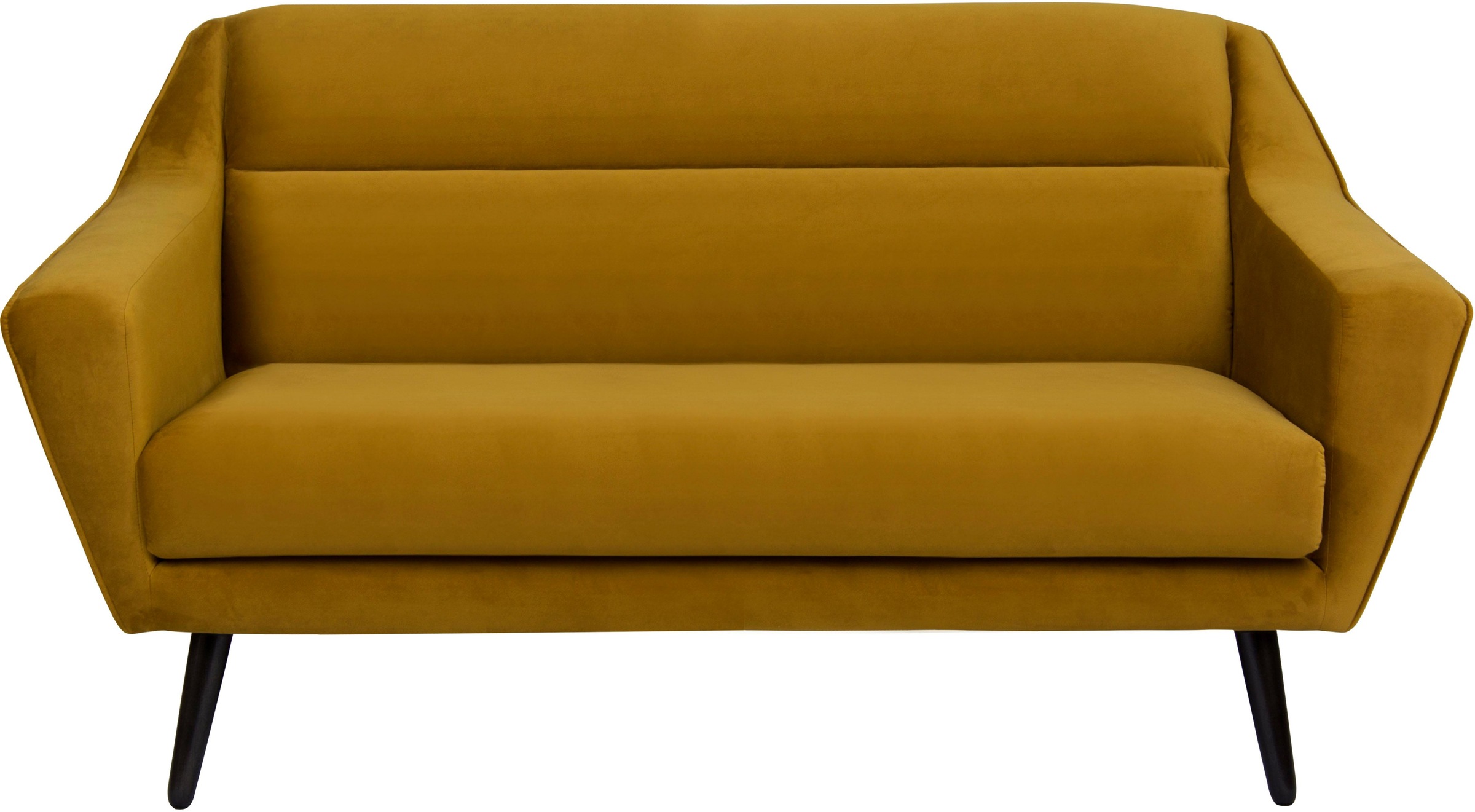 OTTO home 2-Sitzer "Bille" mit Naht im Rückenkissen und Eiche-Beinen, Desig günstig online kaufen