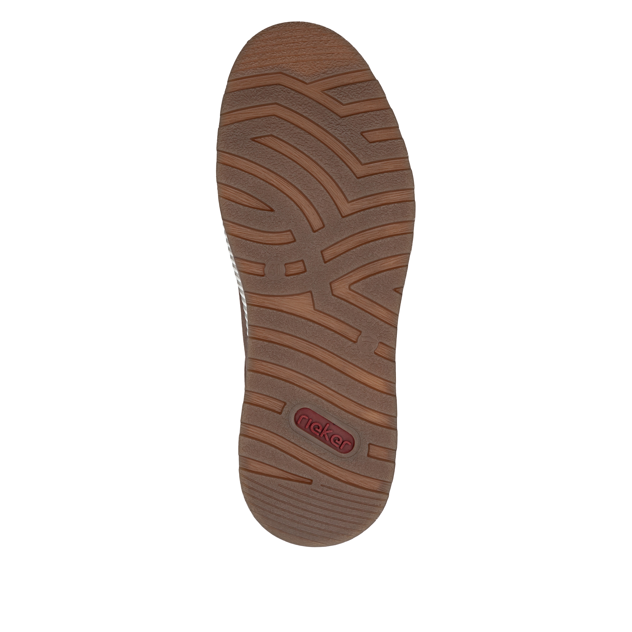 Rieker Sneaker, Freizeitschuh, Halbschuh, Schnürschuh mit Kontrastbesatz