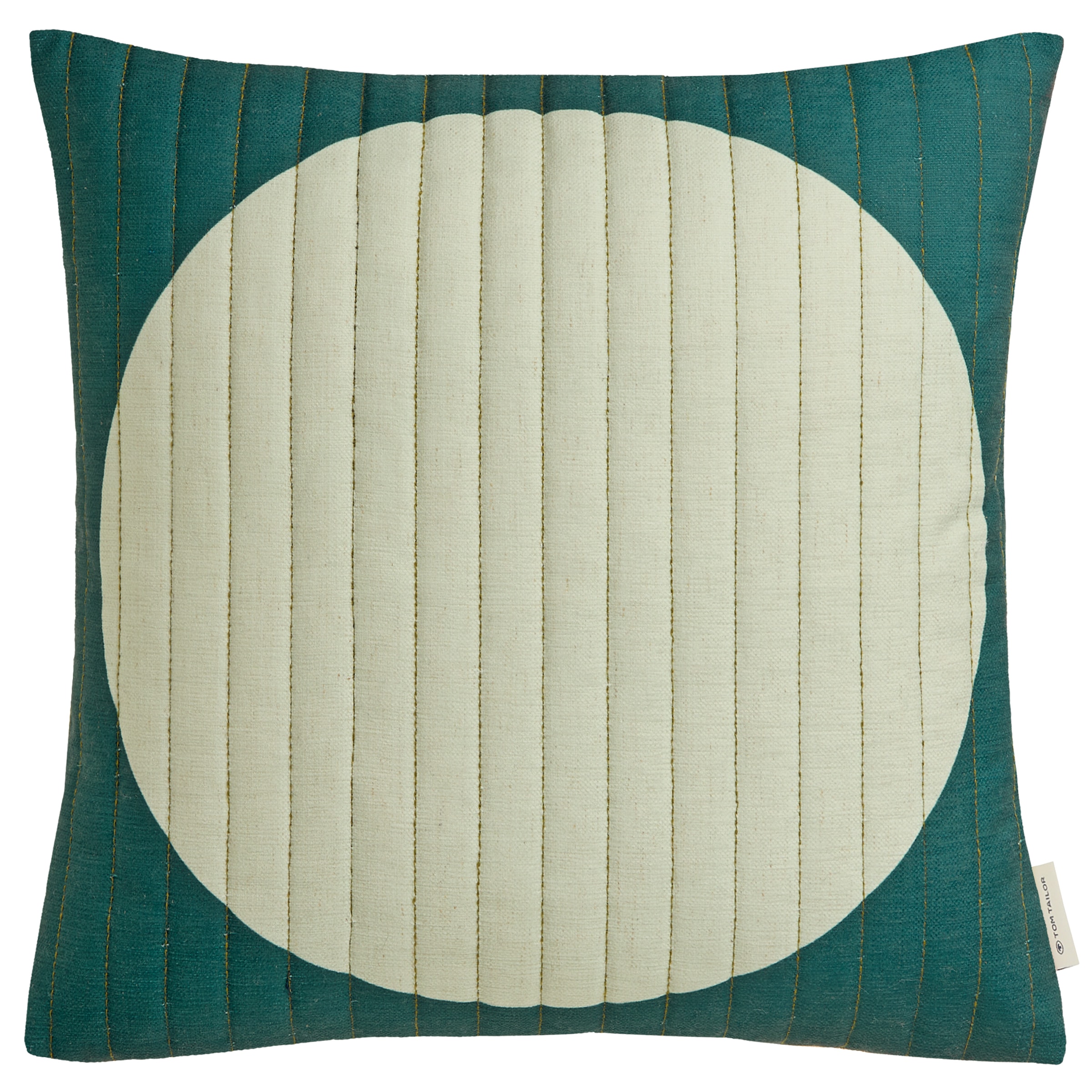 TOM TAILOR HOME Dekokissen "Circle" mit graphischen Steppungen günstig online kaufen